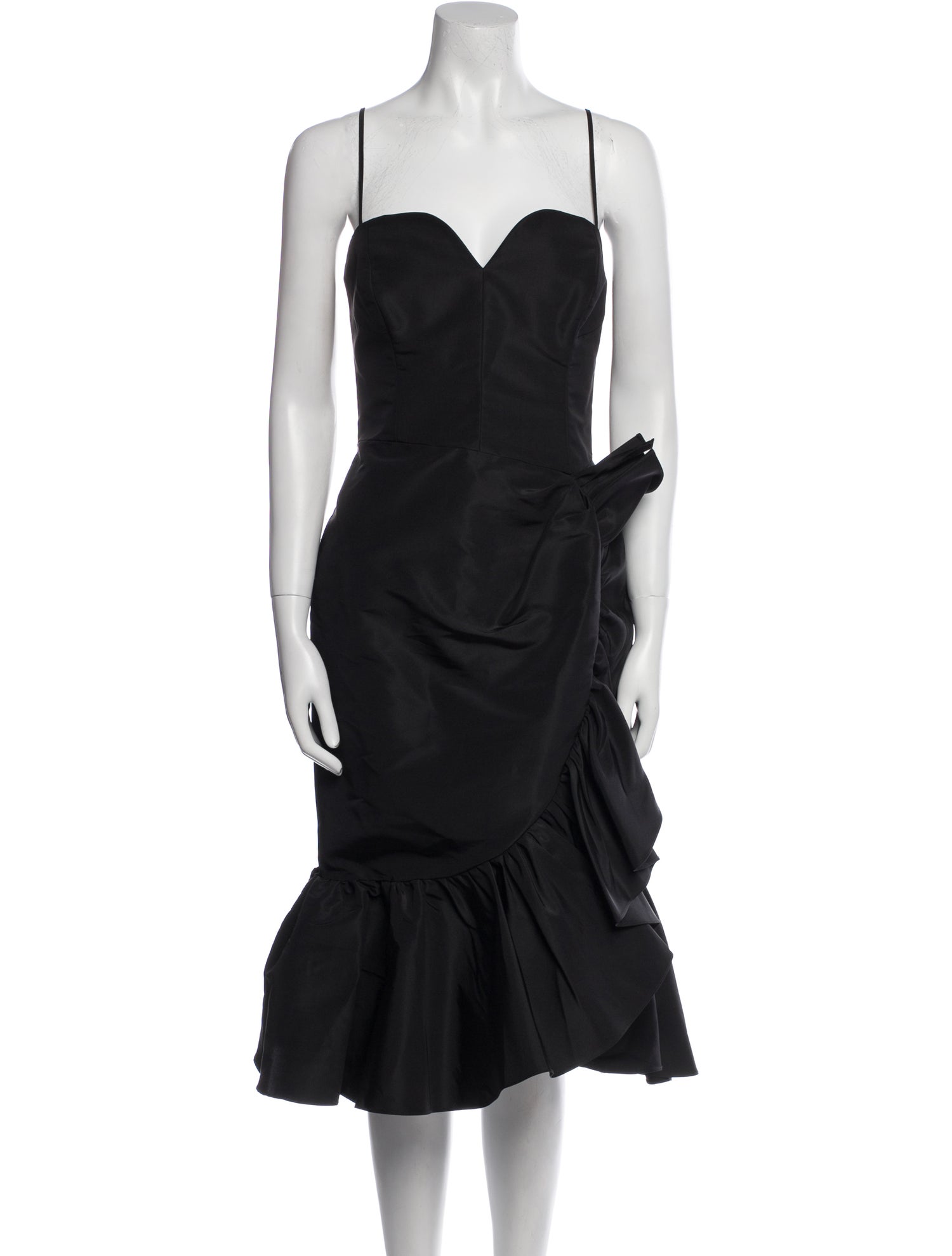 Carolina Herrera Silk Midi Length Dress