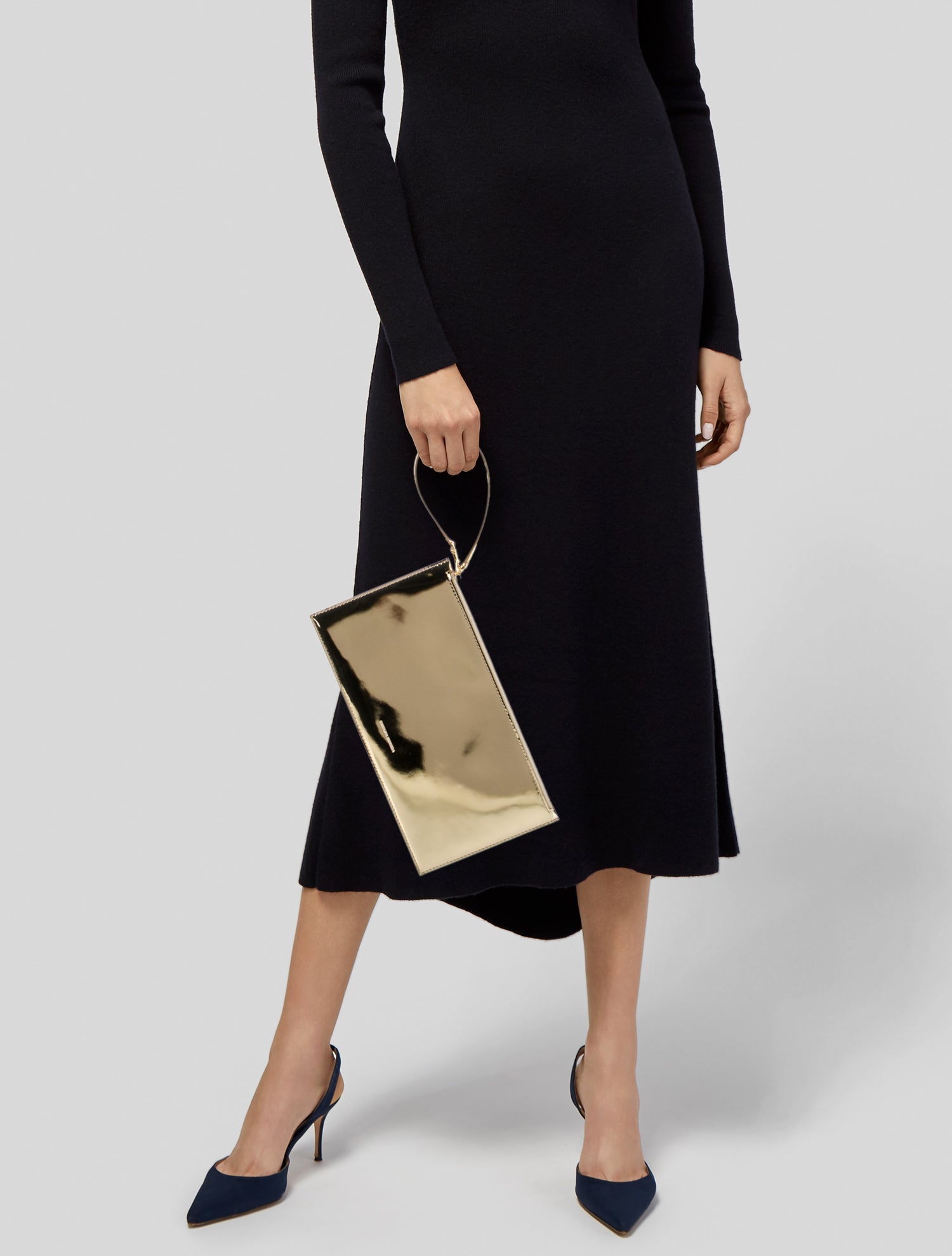 Carolina Herrera Patent Leather Clutch