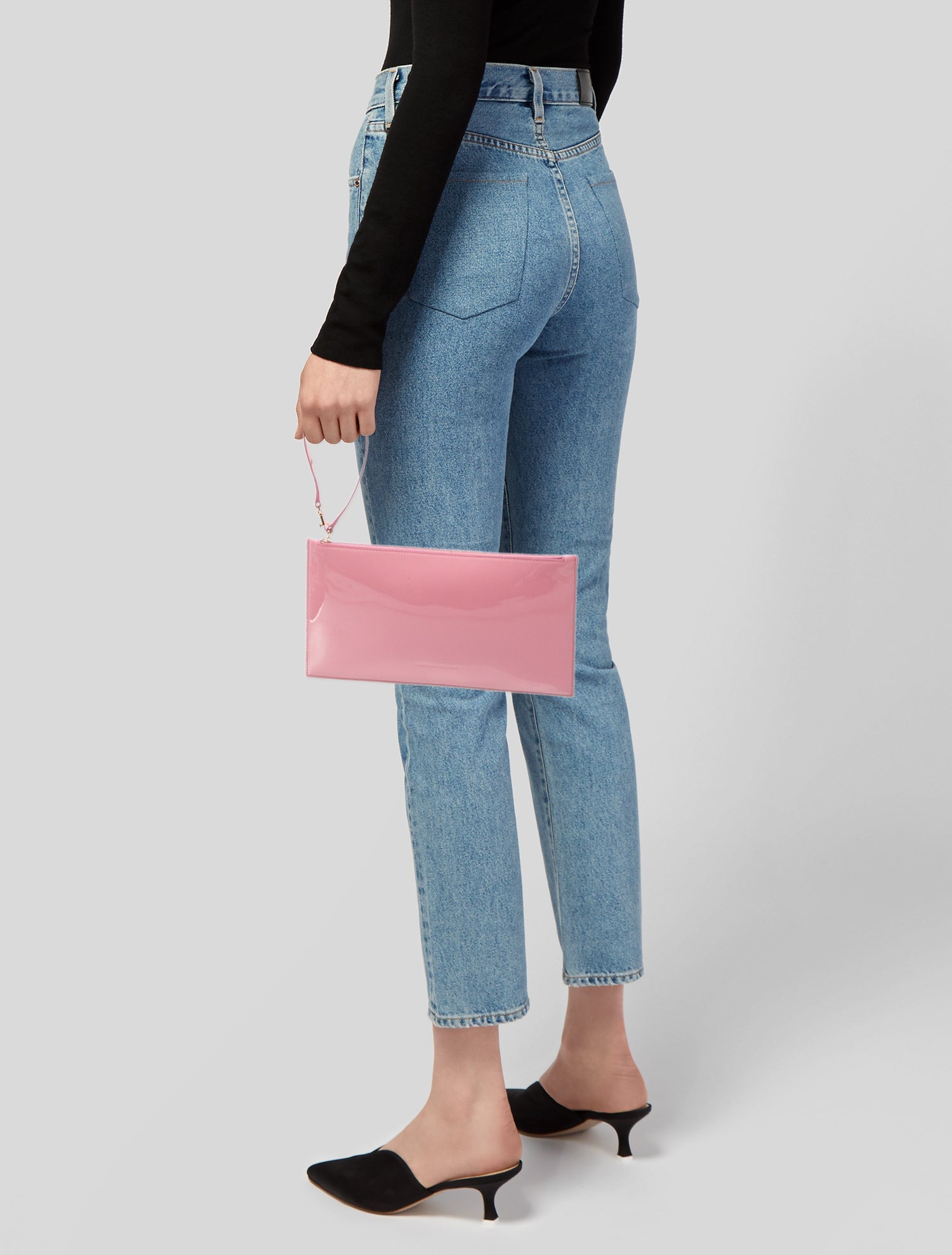 Carolina Herrera Patent Leather Clutch