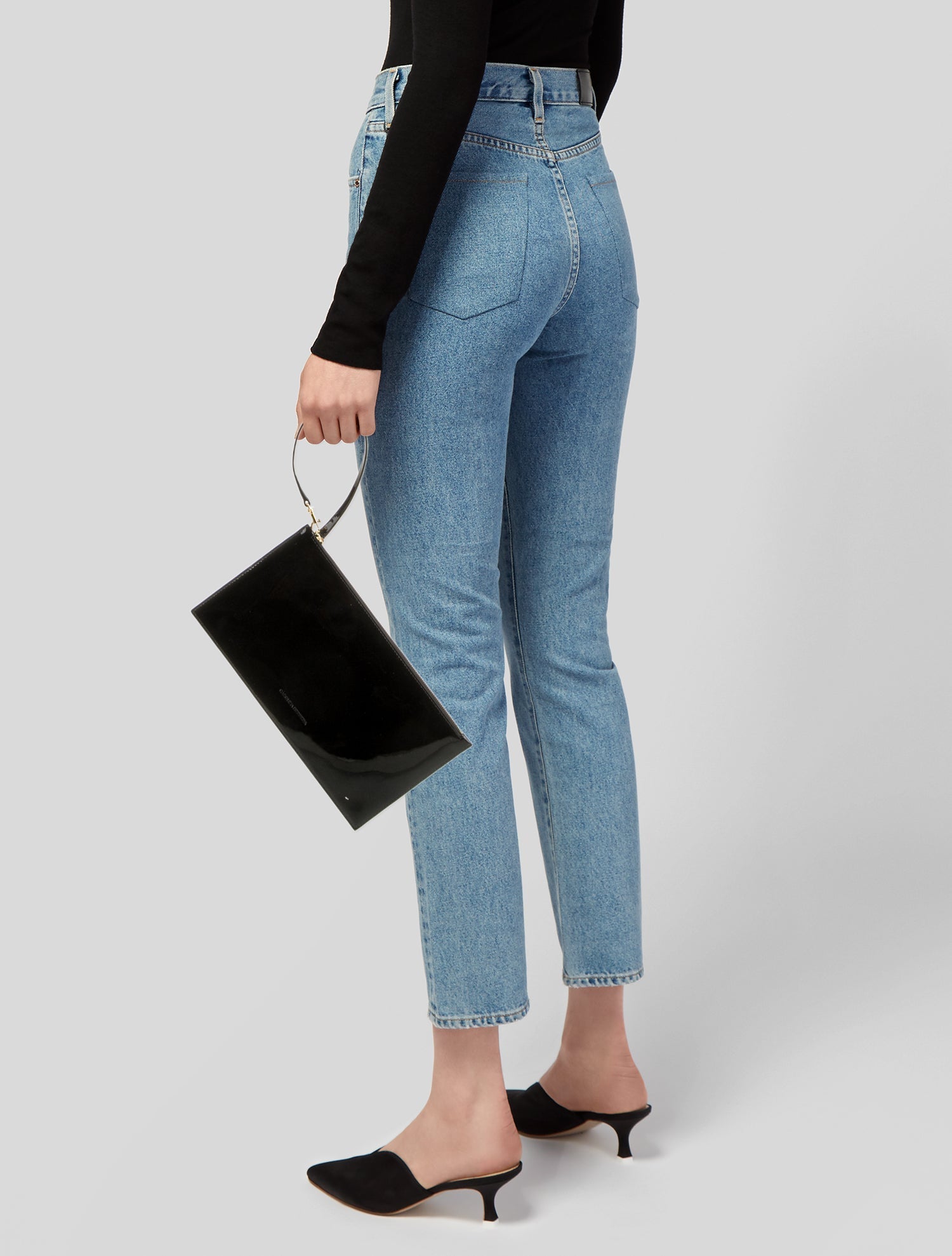 Carolina Herrera Patent Leather Clutch