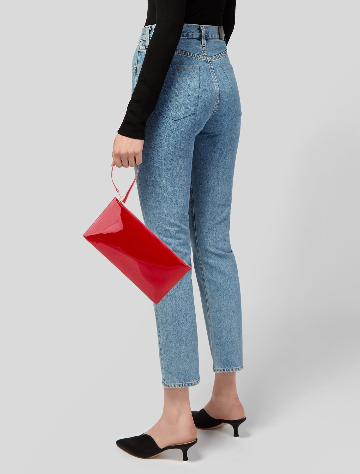 Carolina Herrera Patent Leather Clutch