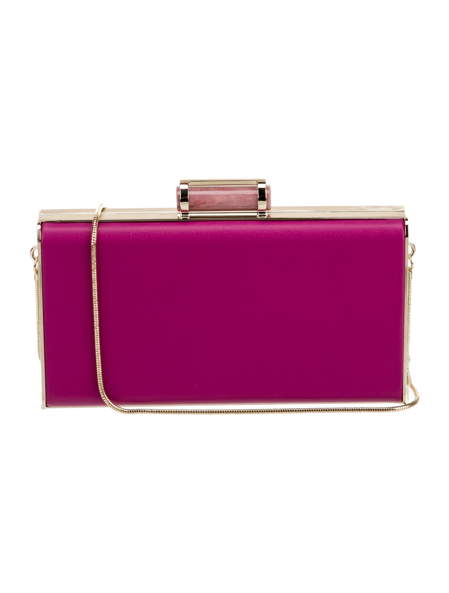 Carolina Herrera Leather Minaudière