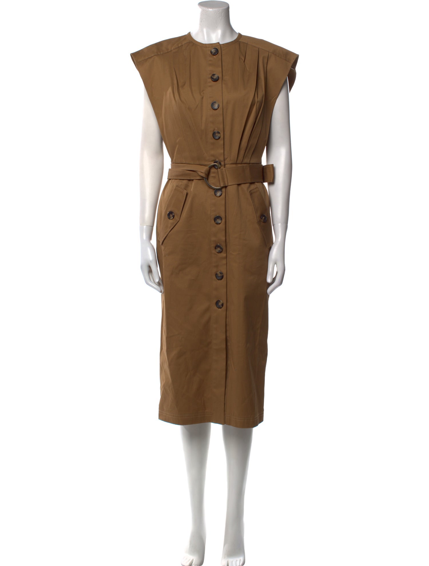 Carolina Herrera Crew Neck Midi Length Dress w/ Tags