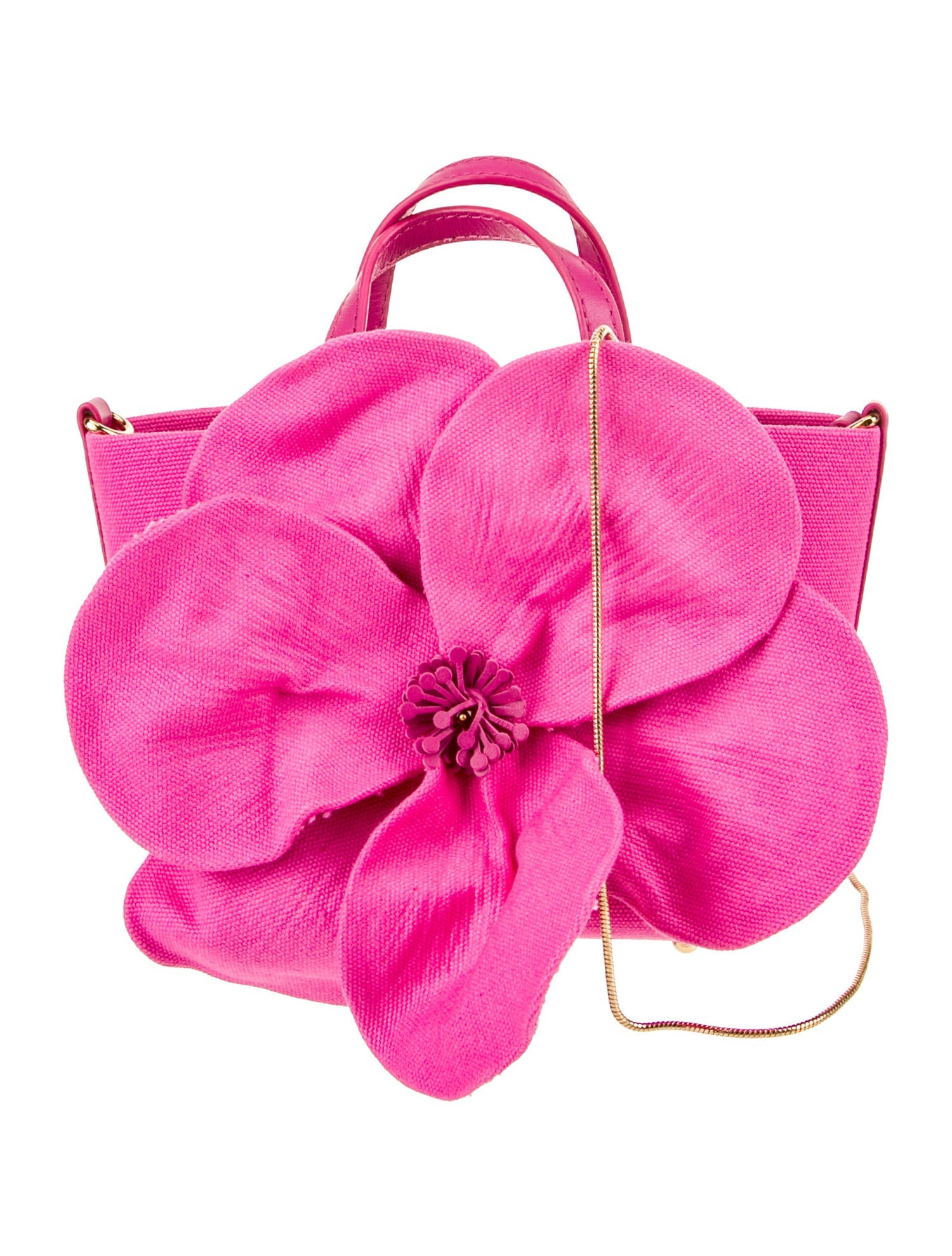 Carolina Herrera Canvas Clutch w/ Tags