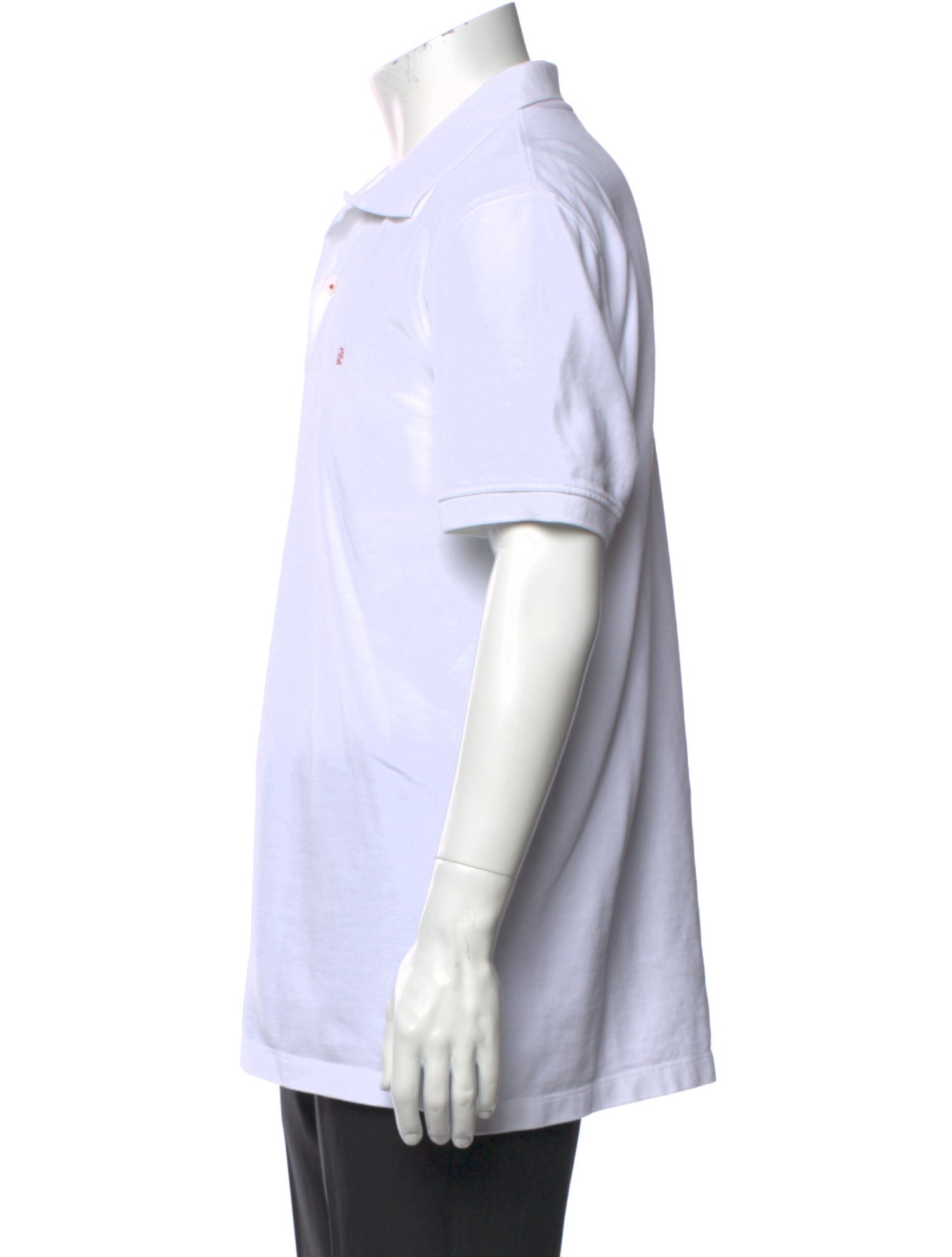 Carolina Herrera V-Neck Short Sleeve Polo Shirt