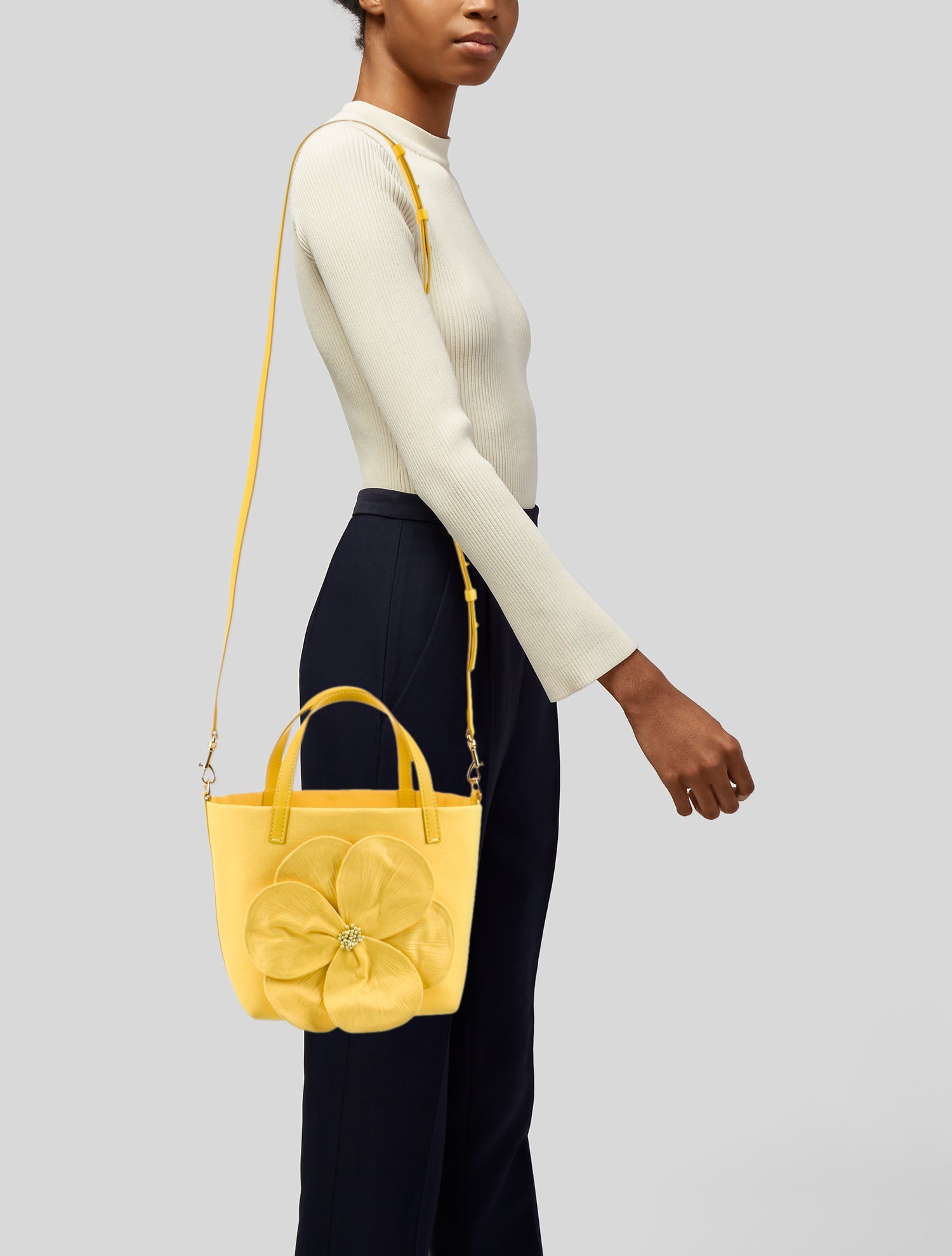 Carolina Herrera Canvas Crossbody Bag w/ Tags