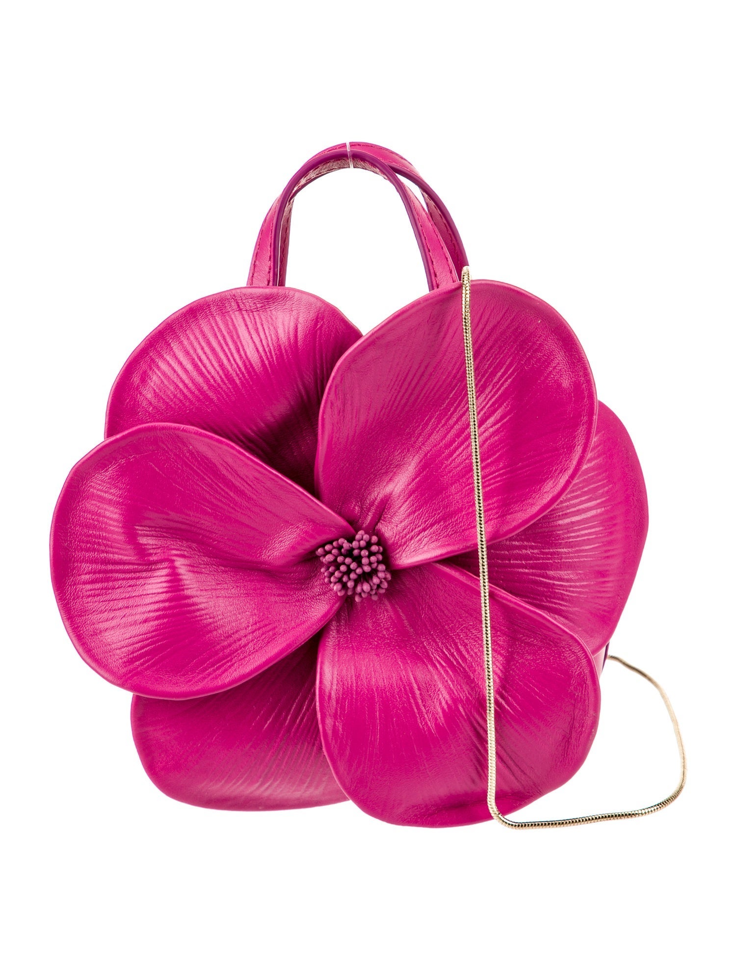 Carolina Herrera Leather Top Handle Bag