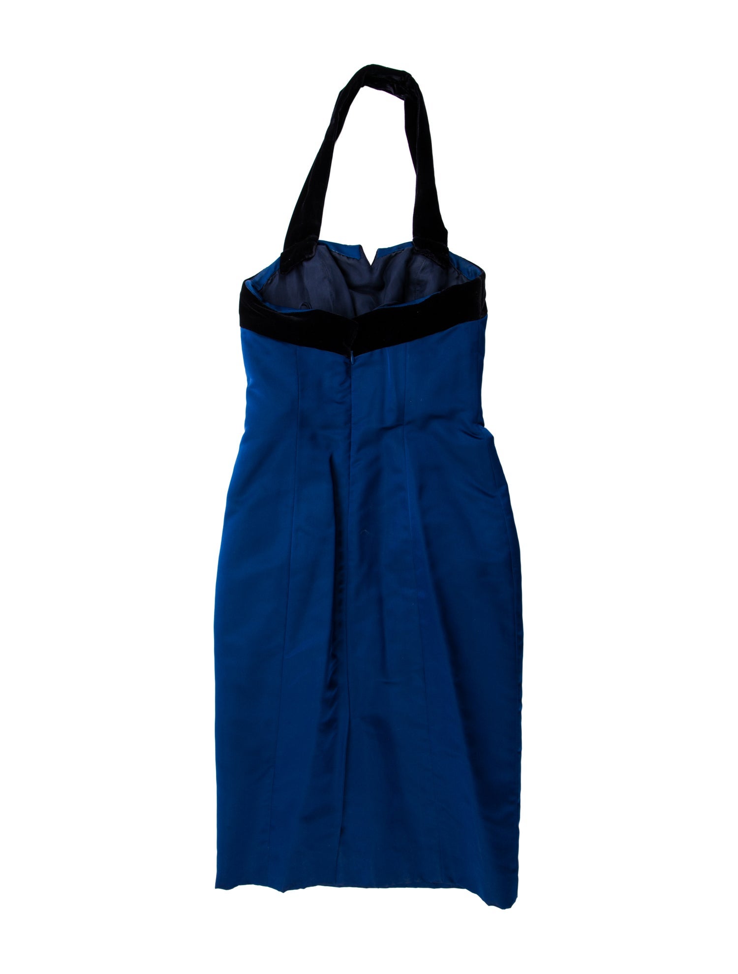 Carolina Herrera Square Neckline Midi Length Dress