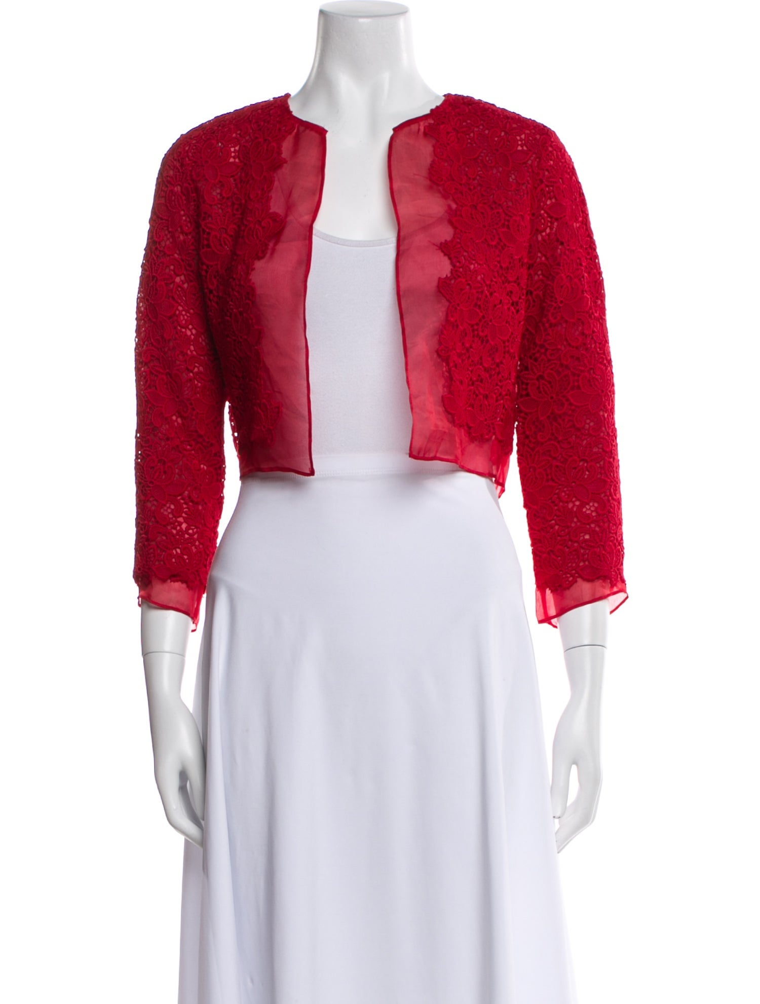 Carolina Herrera Eyelet Bolero