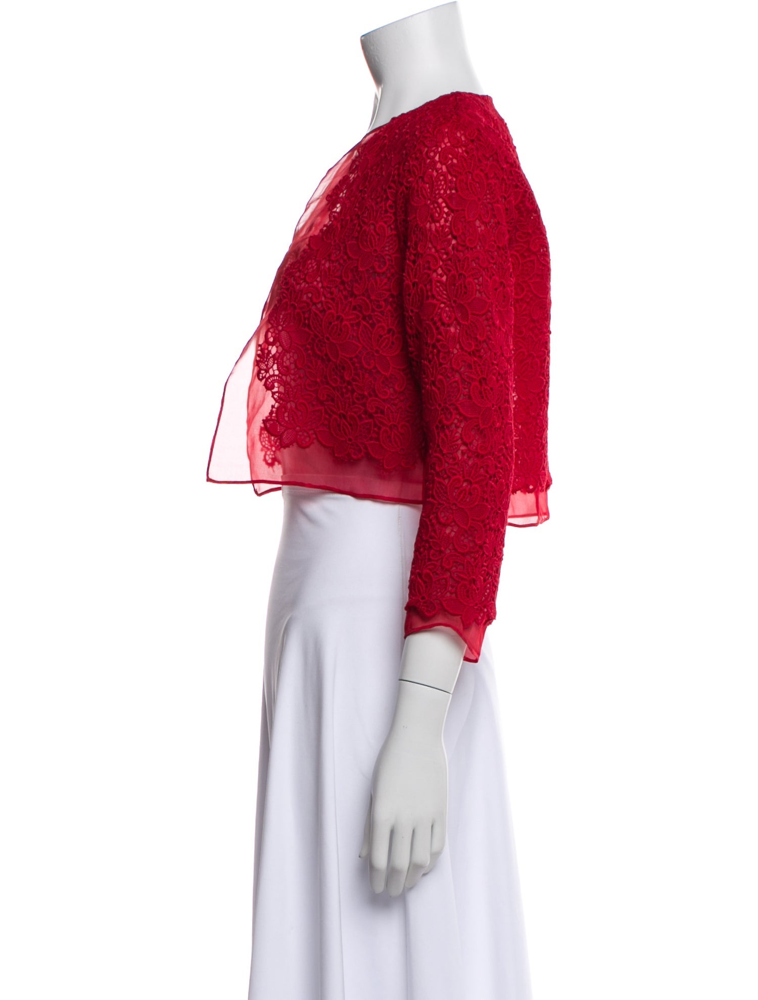 Carolina Herrera Eyelet Bolero