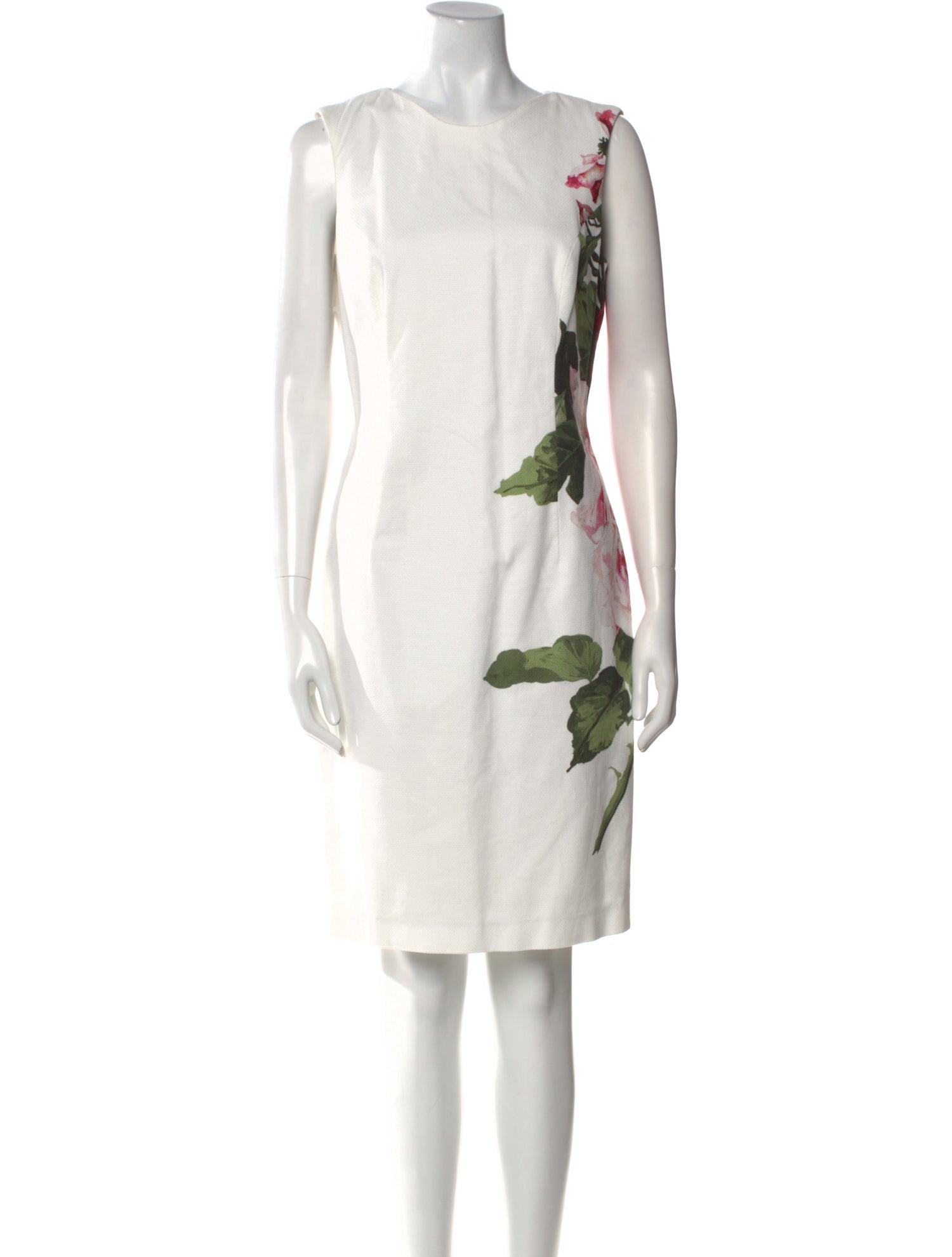 Carolina Herrera Crew Neck Knee-Length Dress