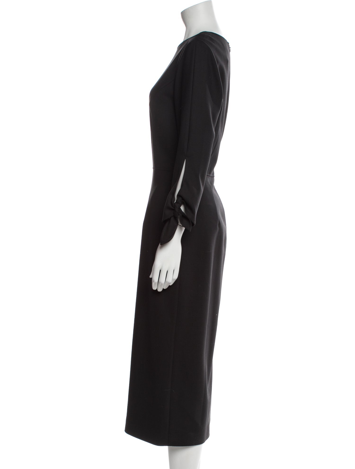 Carolina Herrera Virgin Wool Long Dress