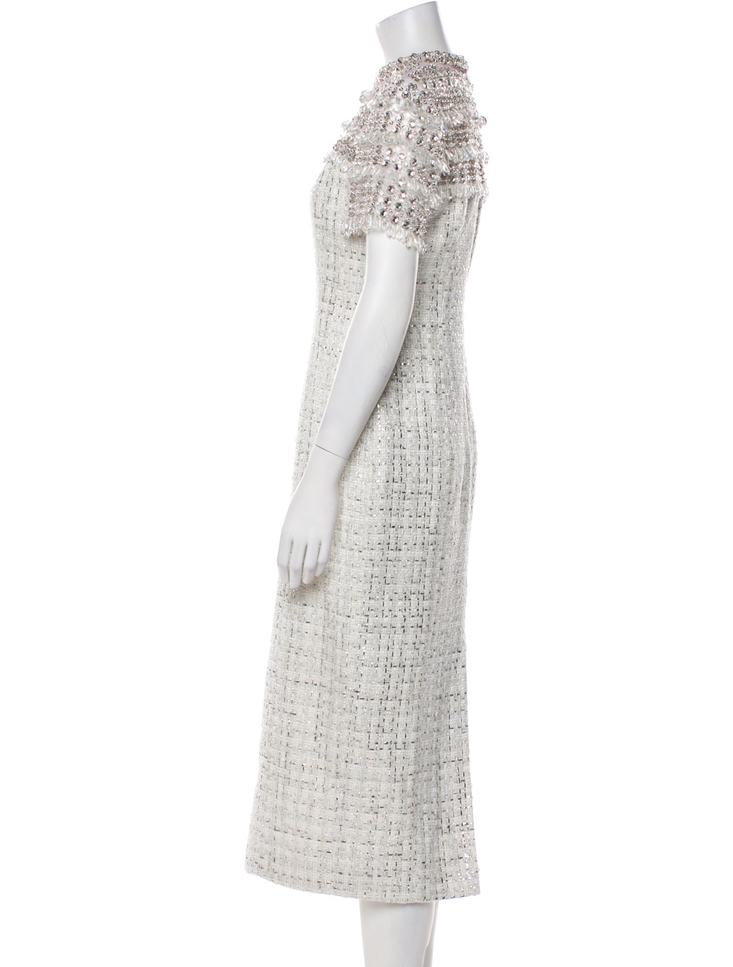 Carolina Herrera Mock Neck Long Dress w/ Tags