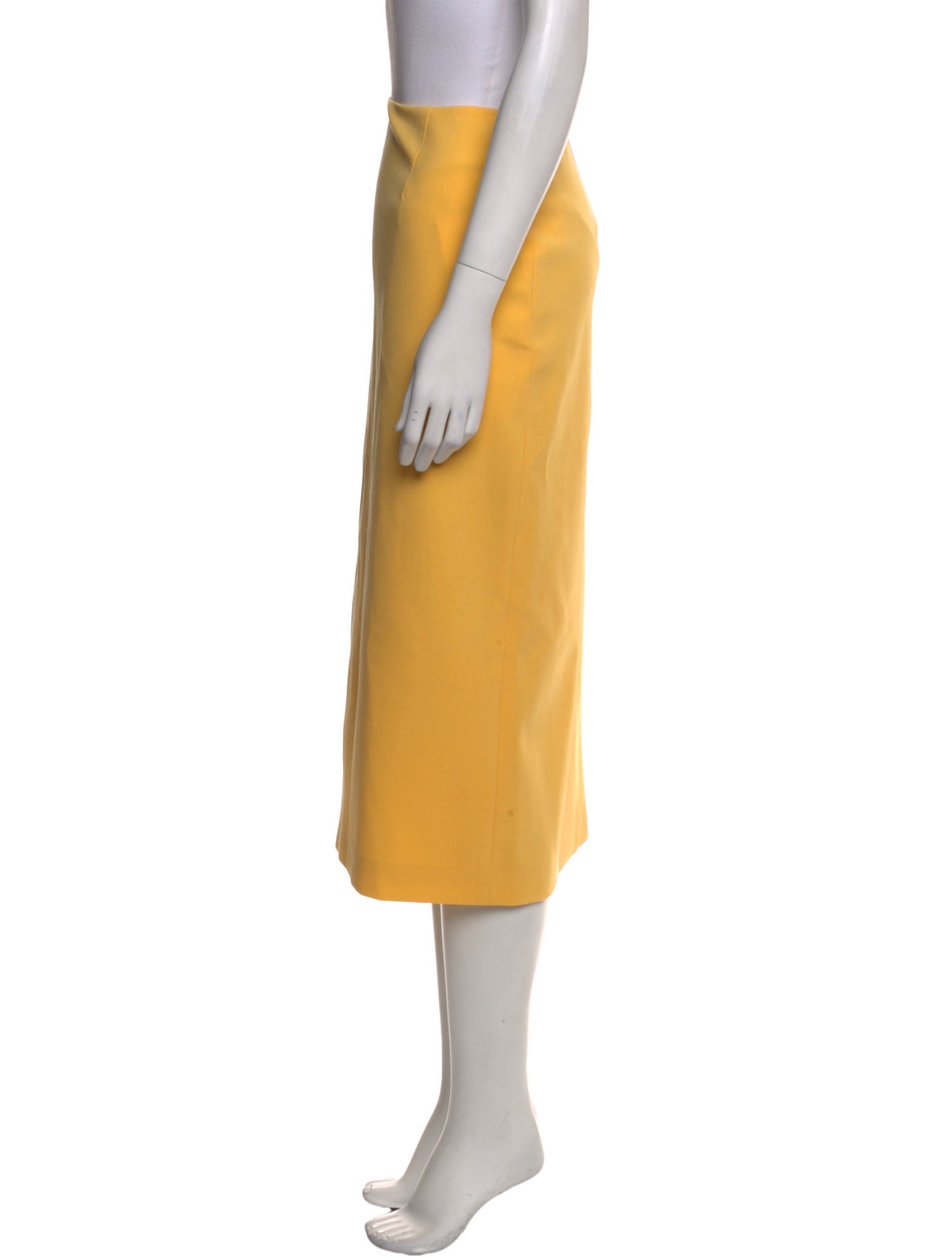 Carolina Herrera Virgin Wool Midi Length Skirt