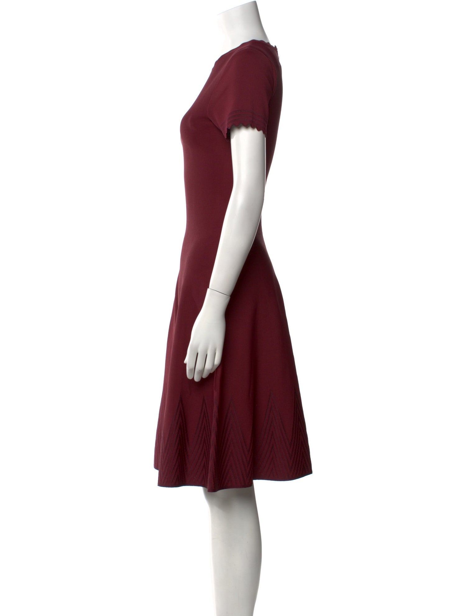 Carolina Herrera Crew Neck Knee-Length Dress