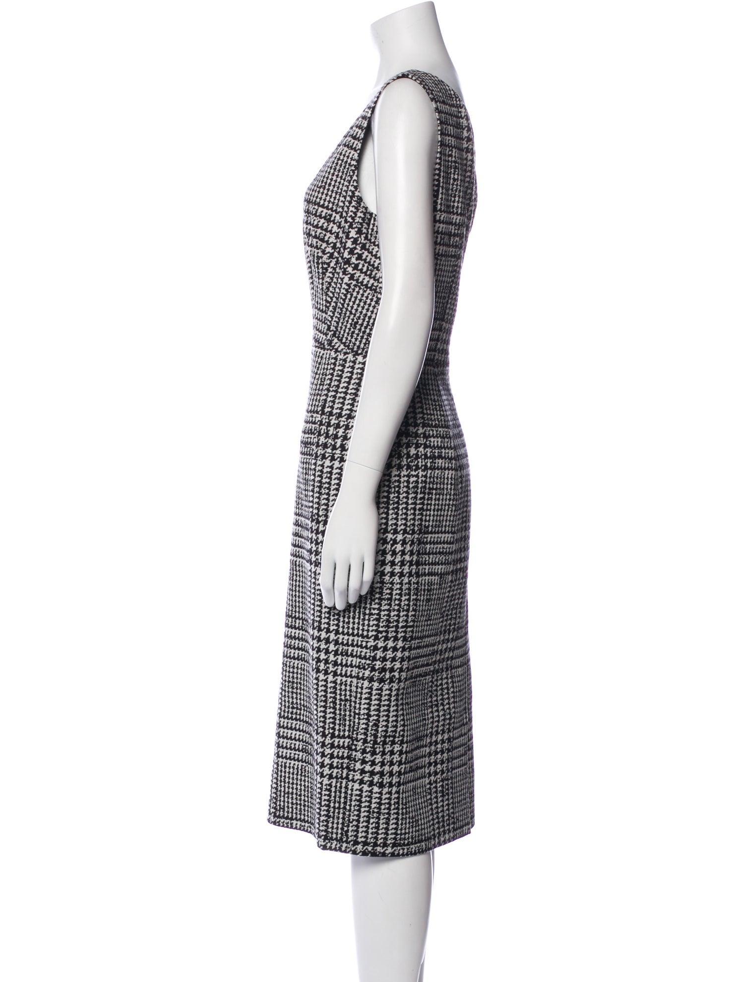 Carolina Herrera Virgin Wool Midi Length Dress w tags