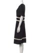 Carolina Herrera Wool Knee-Length Dress