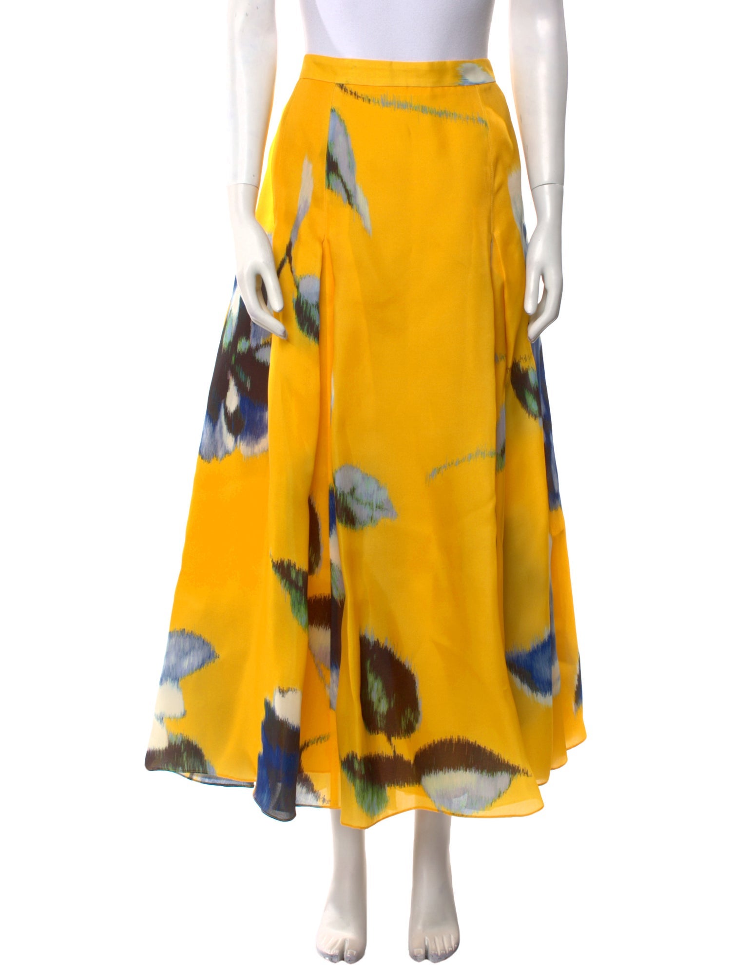 Carolina Herrera Silk Midi Length Skirt w/ Tags