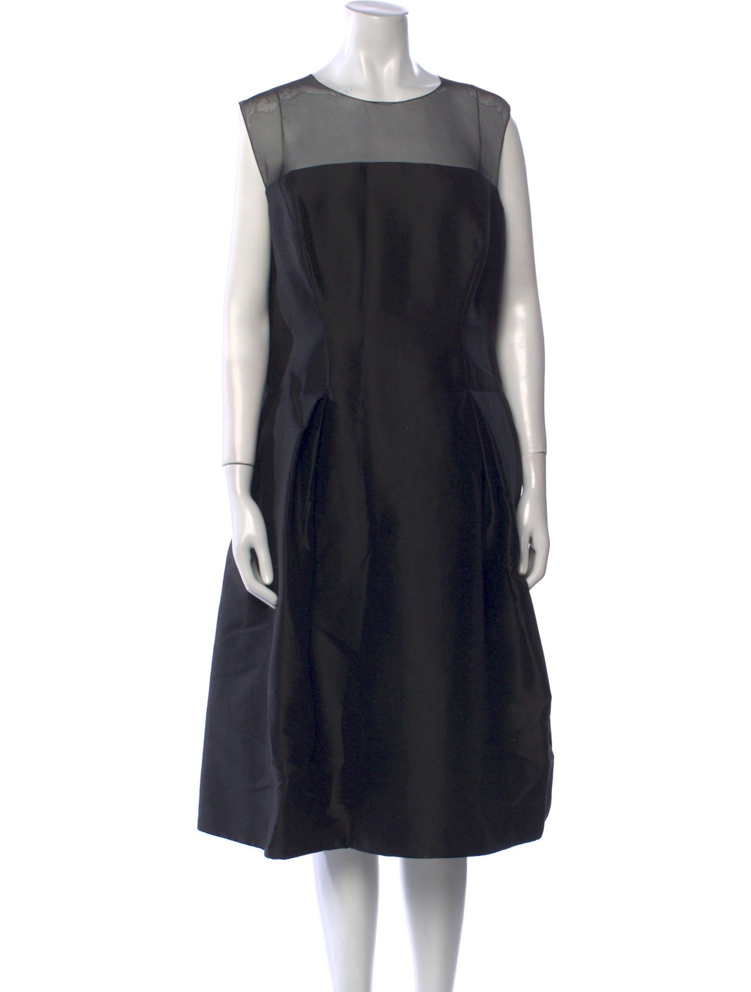 Carolina Herrera Silk Midi Length Dress