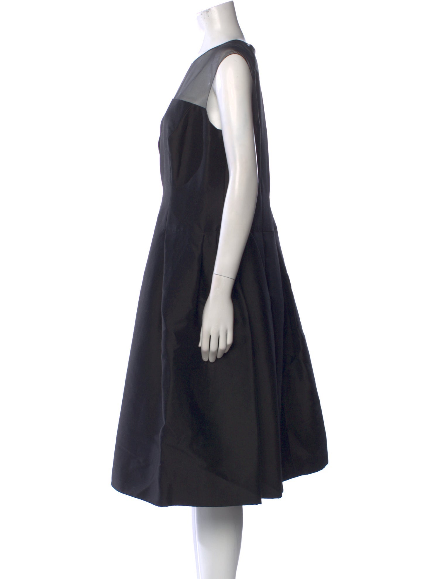 Carolina Herrera Silk Midi Length Dress