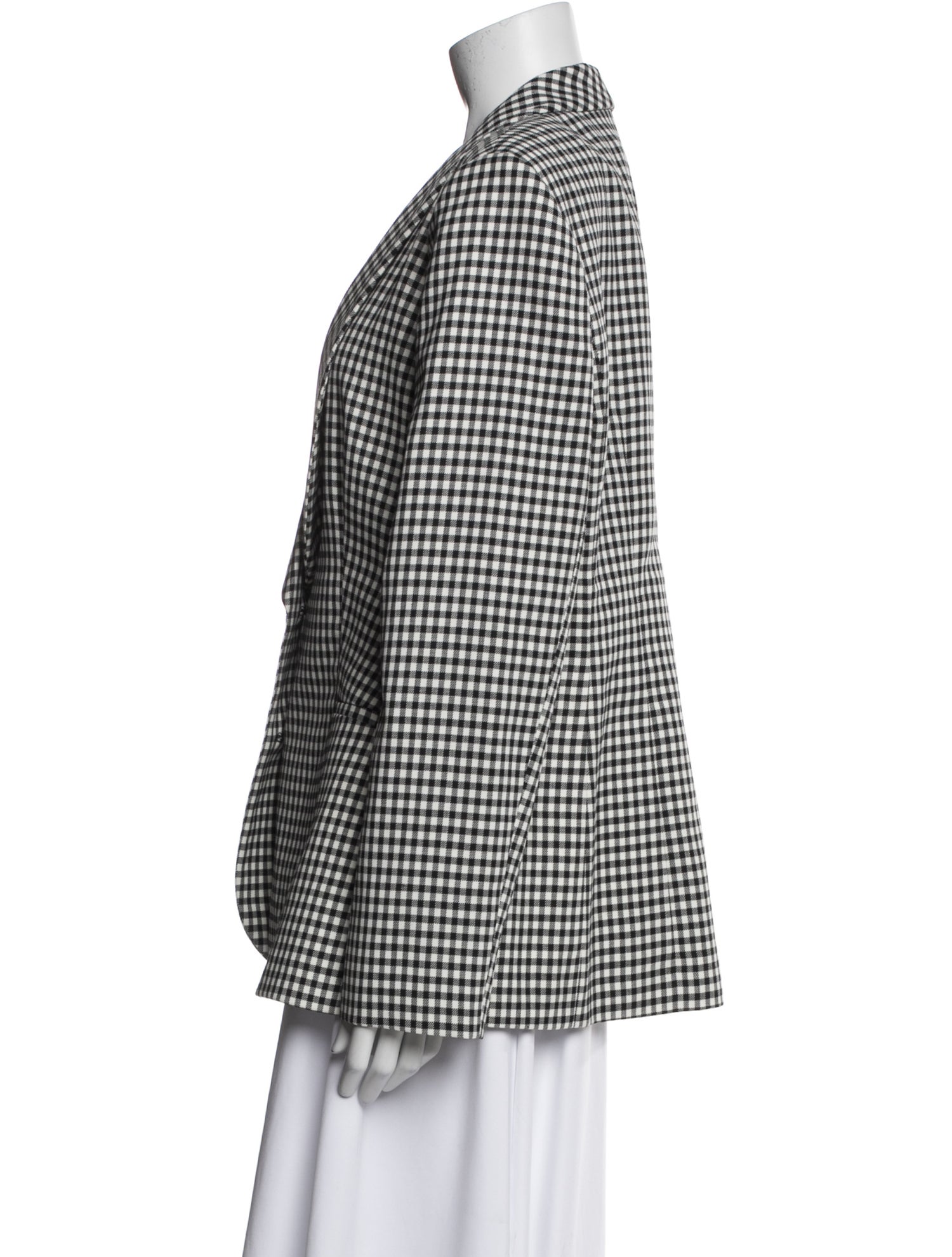 Carolina Herrera Plaid Print Blazer w/ Tags