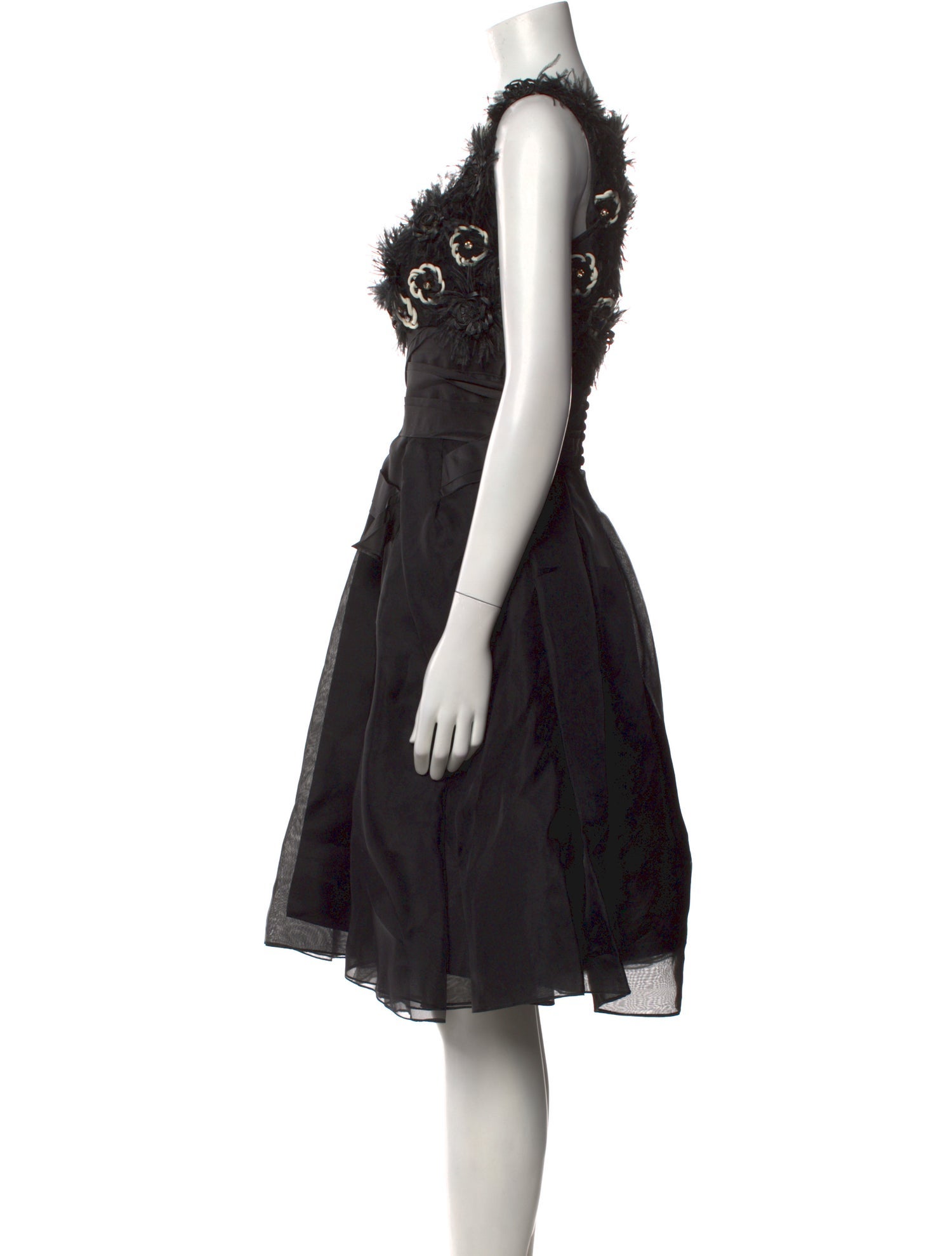 Carolina Herrera Silk Knee-Length Dress