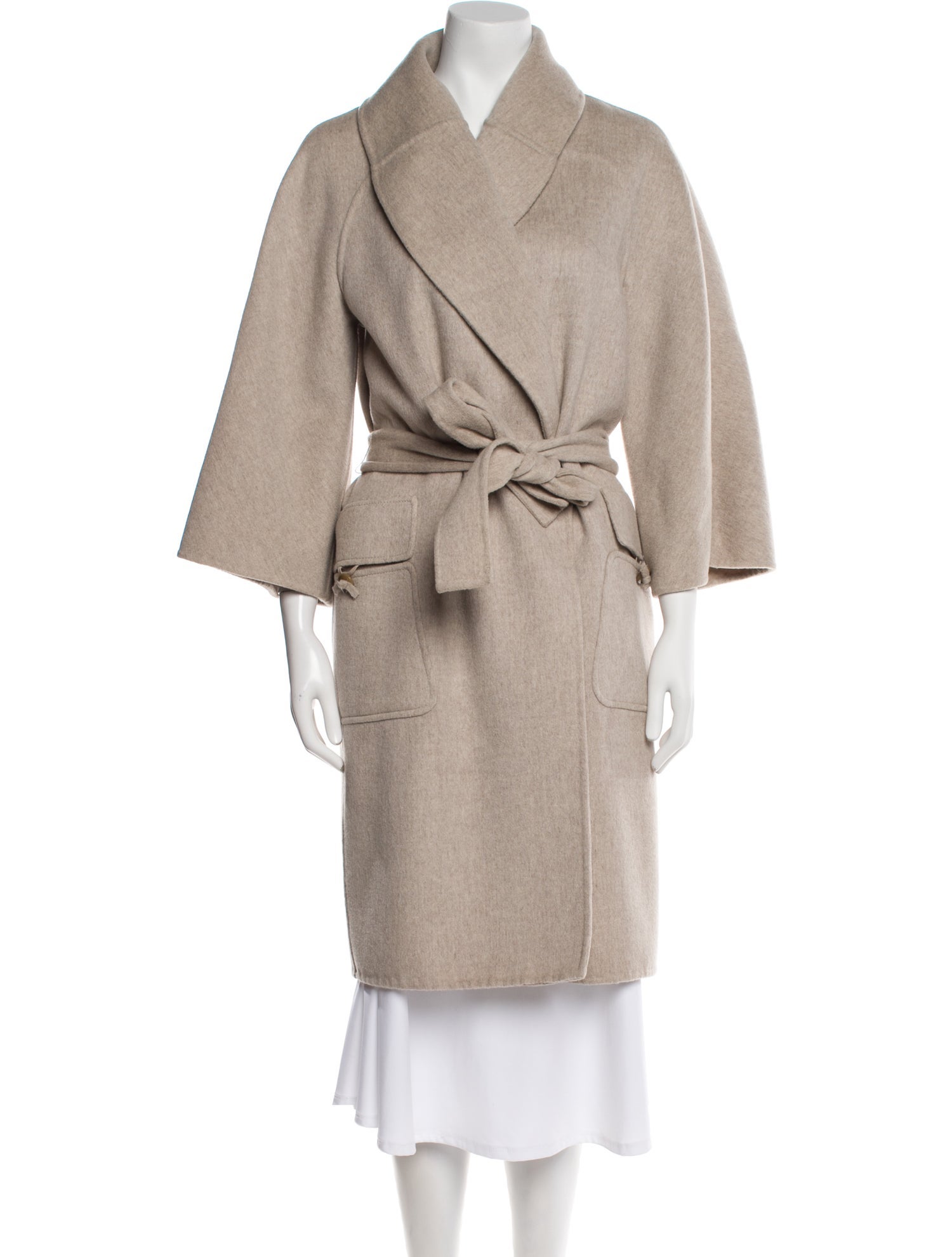 Carolina Herrera Wool Trench Coat