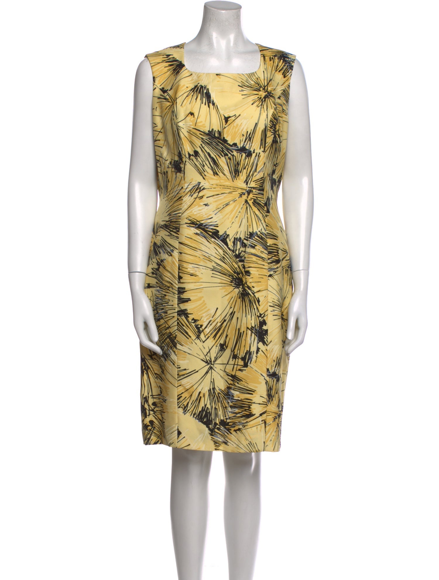 Carolina Herrera Silk Knee-Length Dress