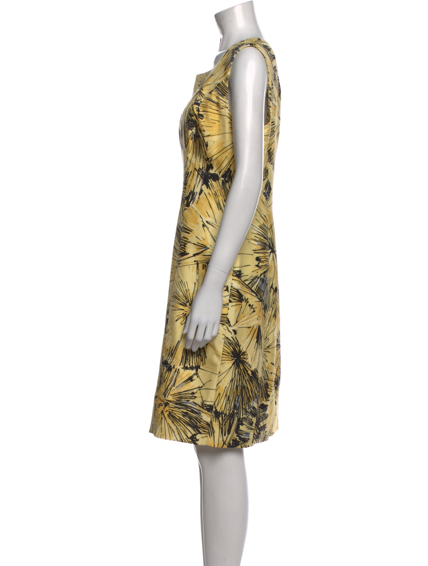 Carolina Herrera Silk Knee-Length Dress