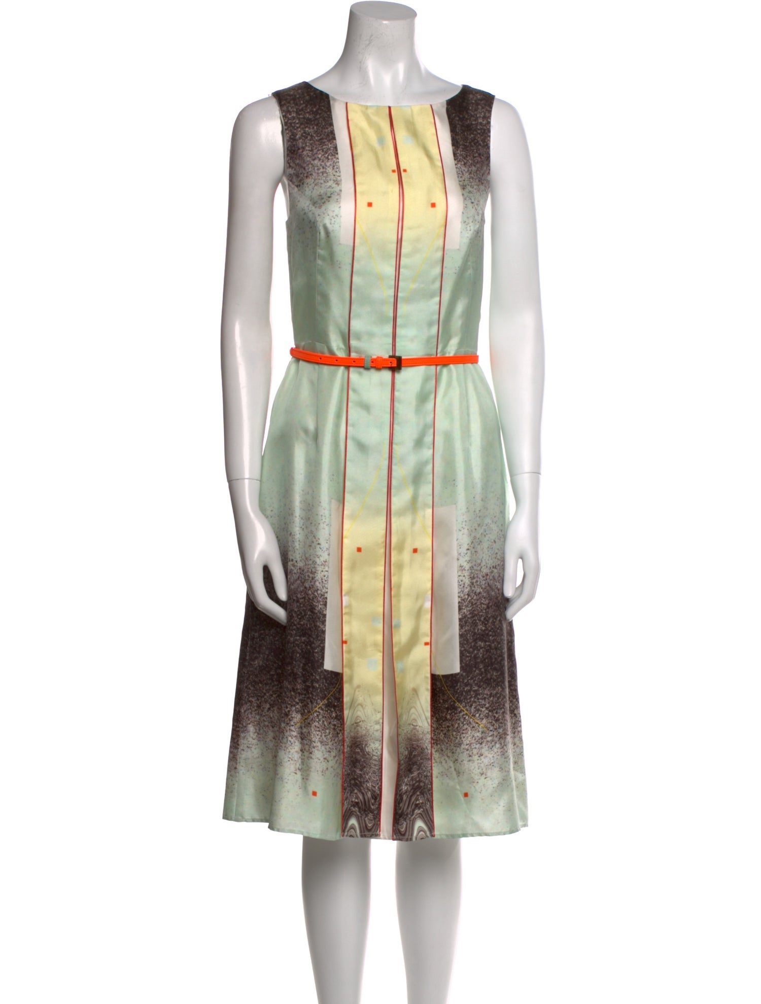 Carolina Herrera Printed Long Dress