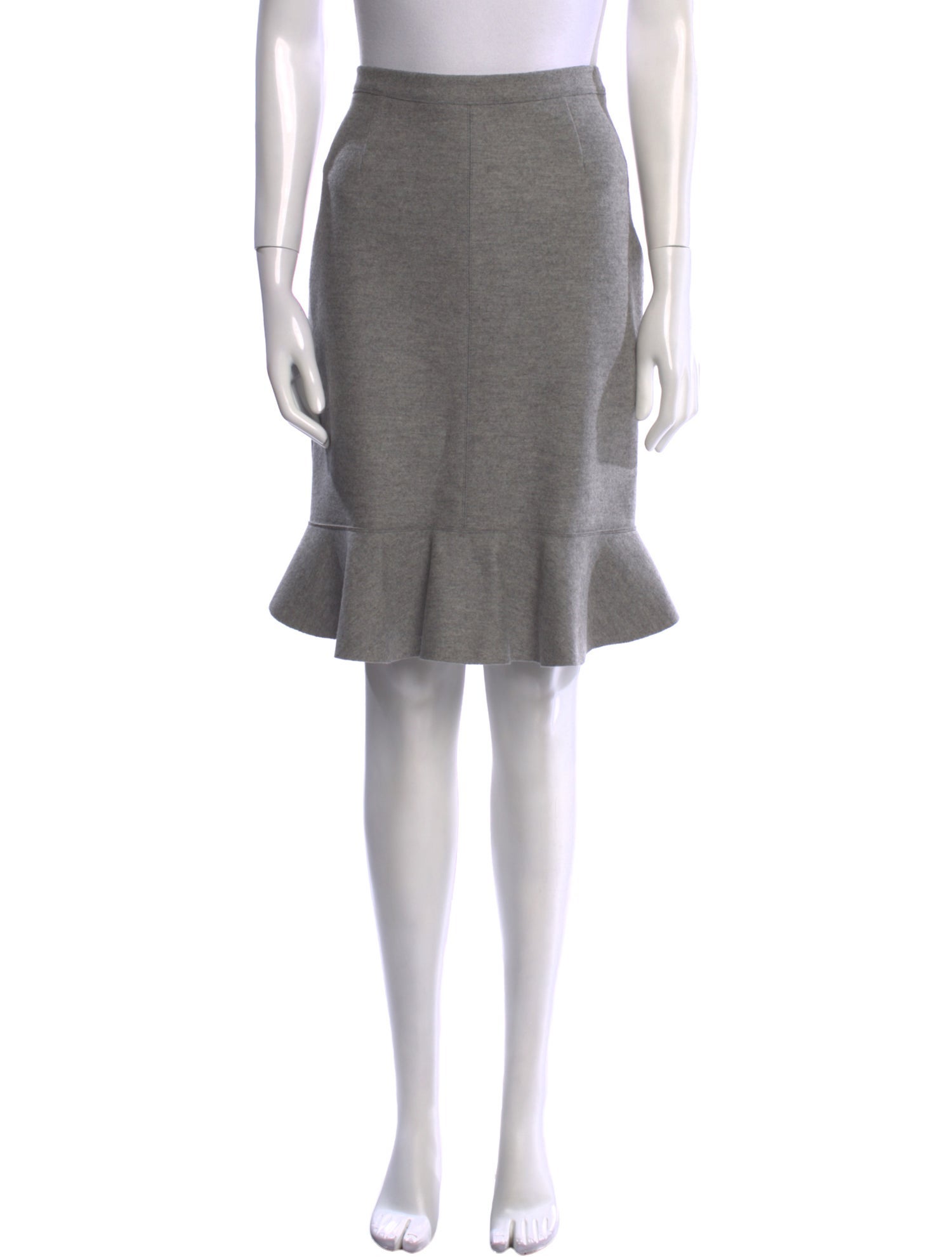 Carolina Herrera Virgin Wool Knee-Length Skirt