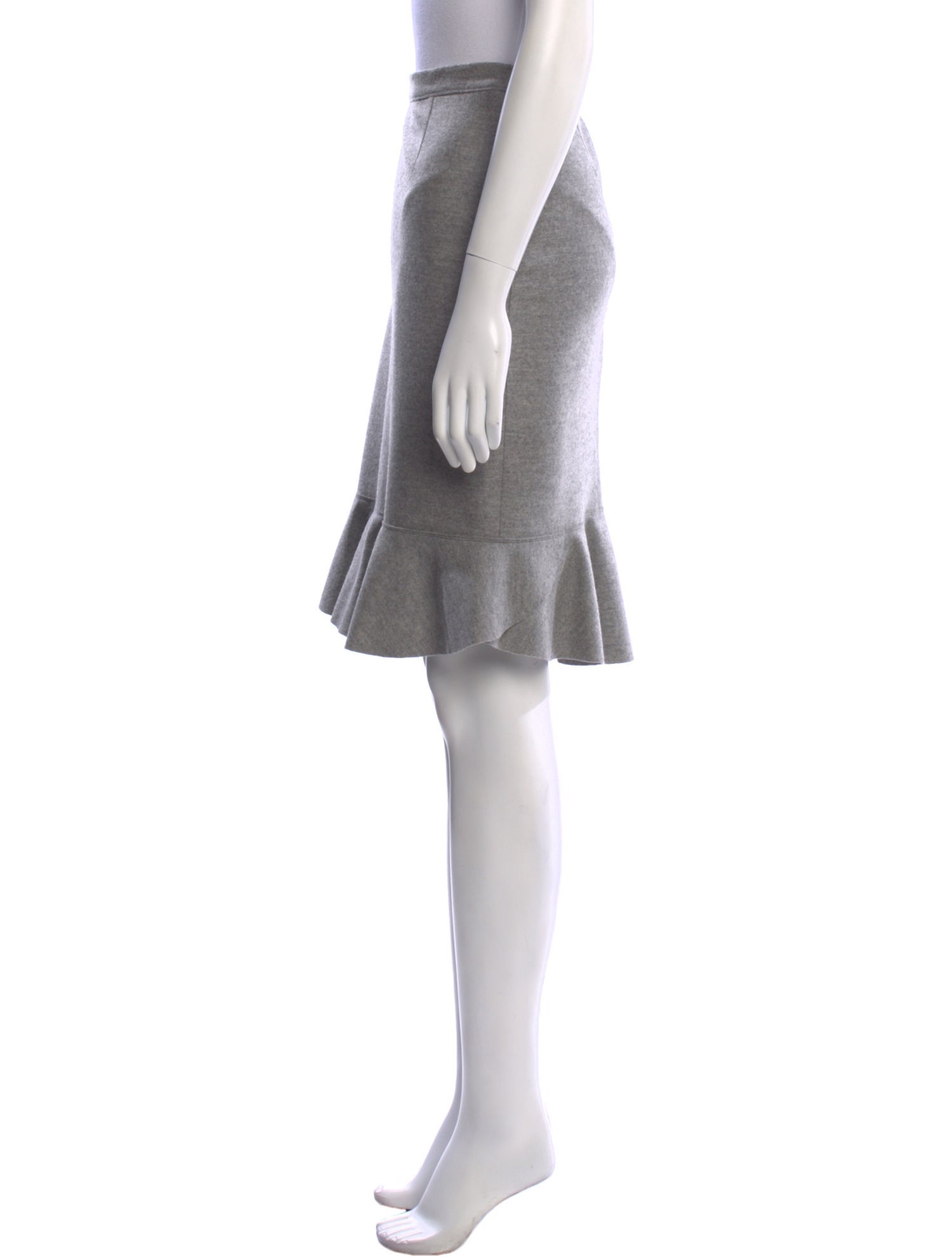 Carolina Herrera Virgin Wool Knee-Length Skirt