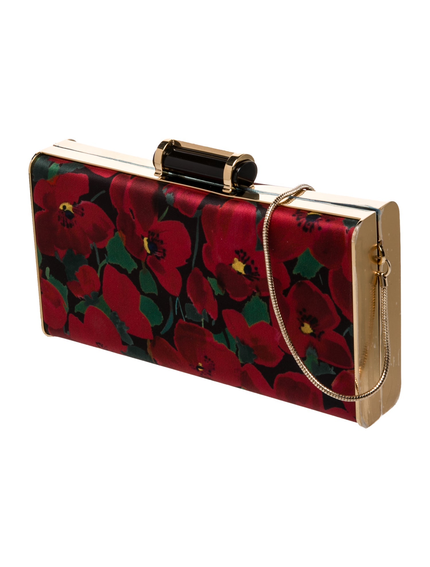 Carolina Herrera Satin Minaudière