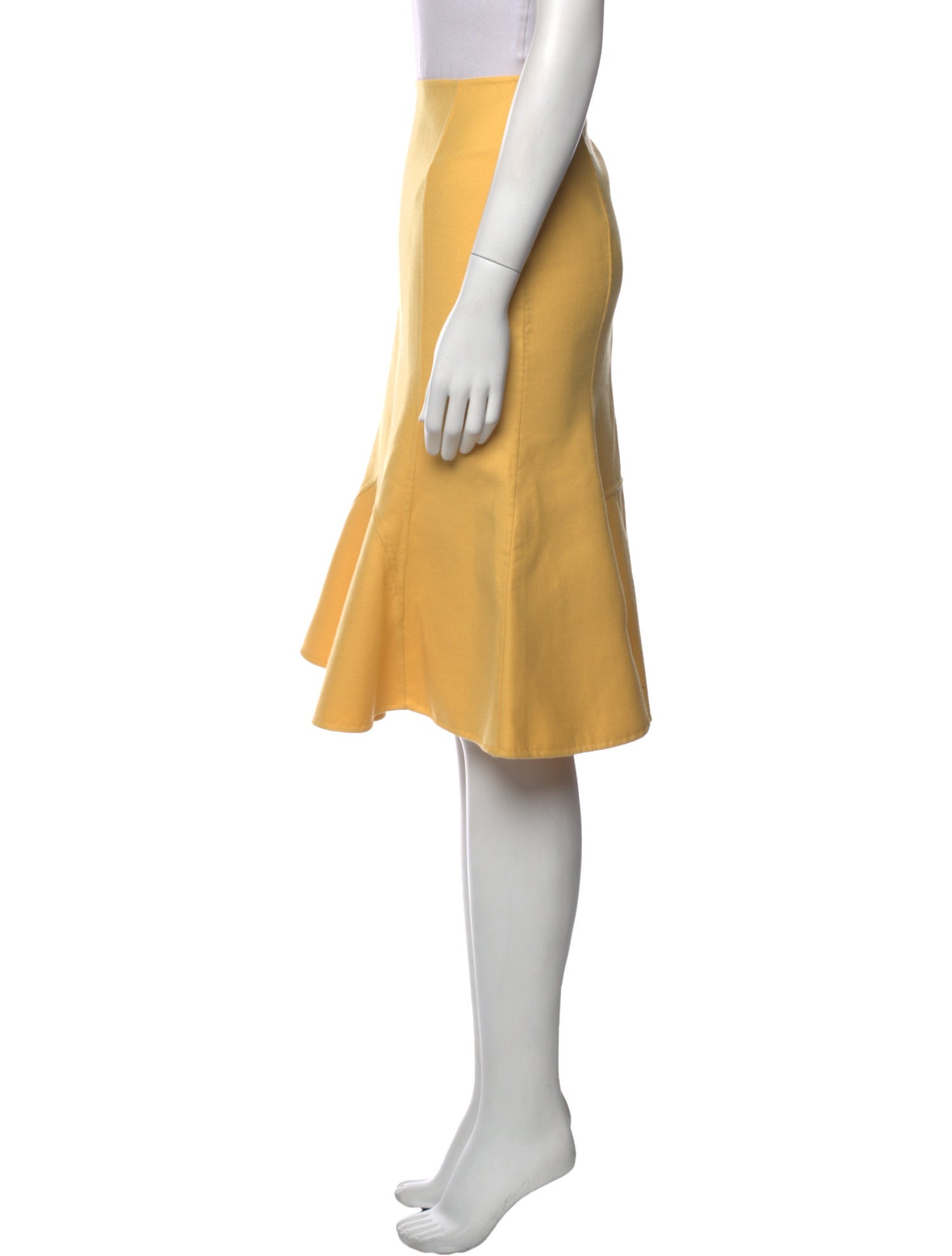 Carolina Herrera Ruffle Embellishment Knee-Length Skirt