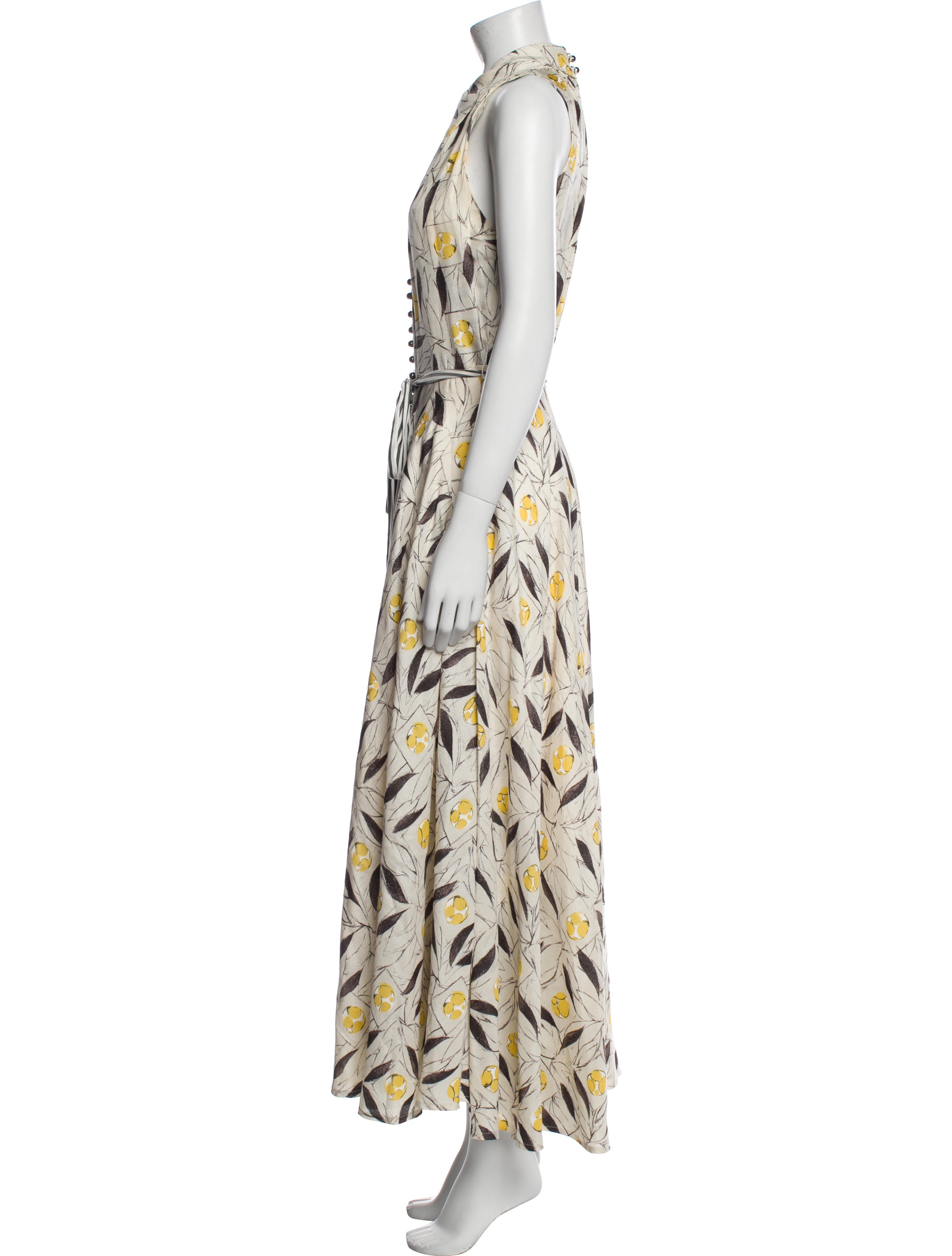 Carolina Herrera Silk Long Dress