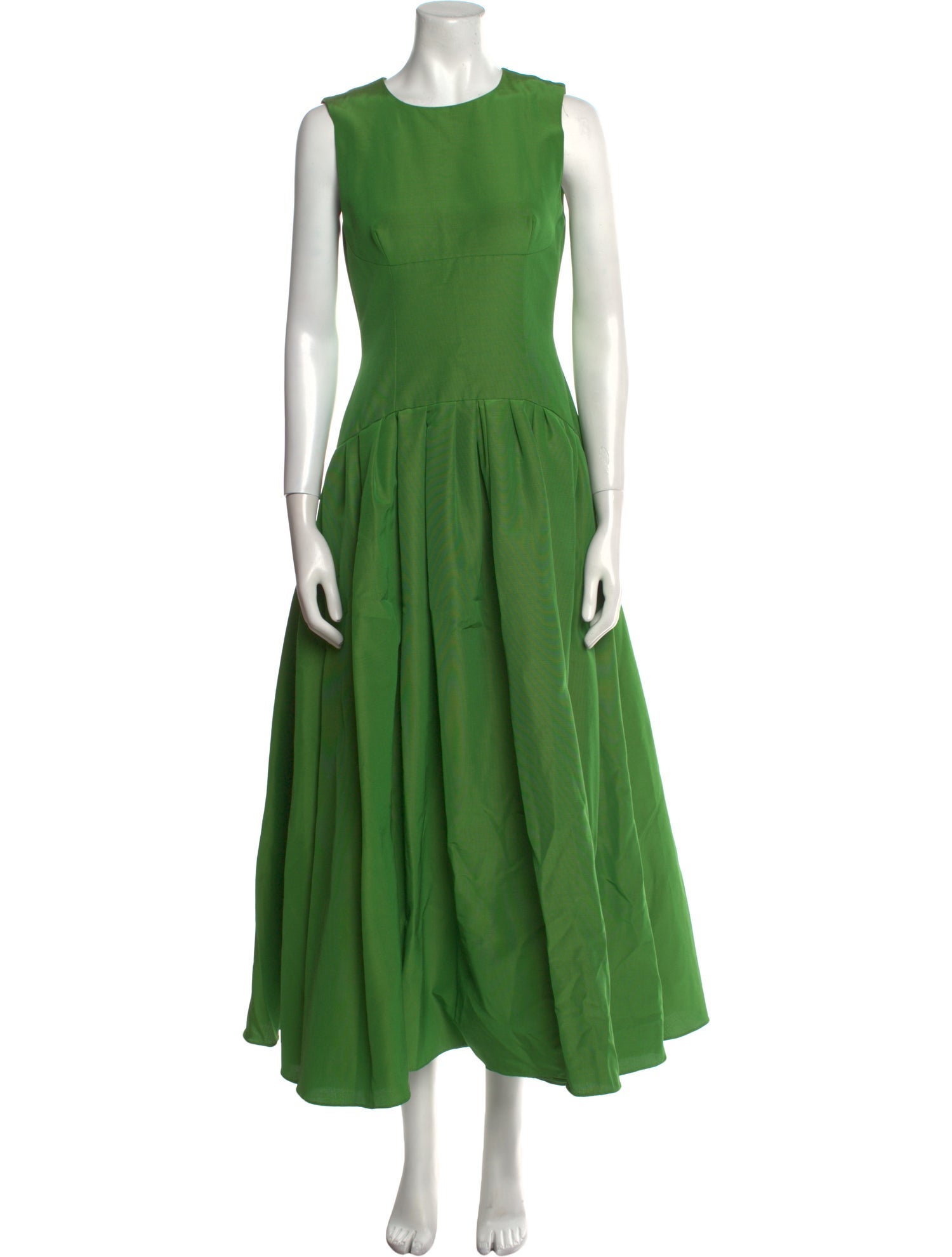 Carolina Herrera Crew Neck Long Dress