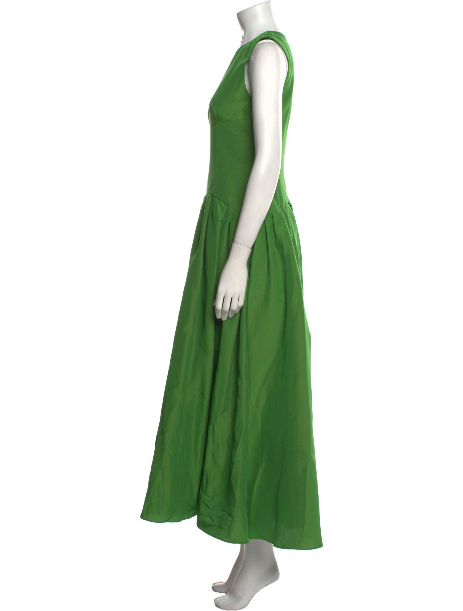 Carolina Herrera Crew Neck Long Dress