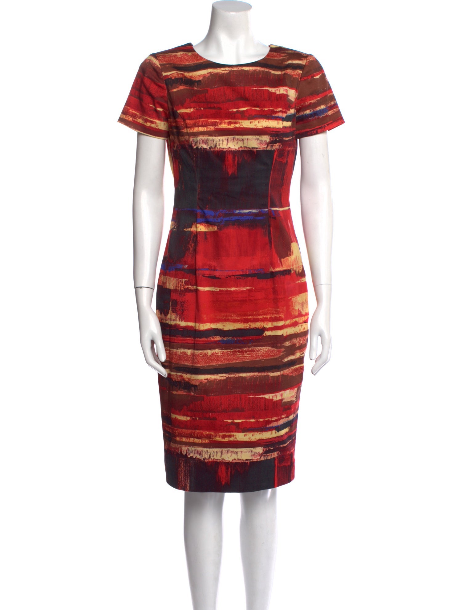 Carolina Herrera Printed Knee-Length Dress