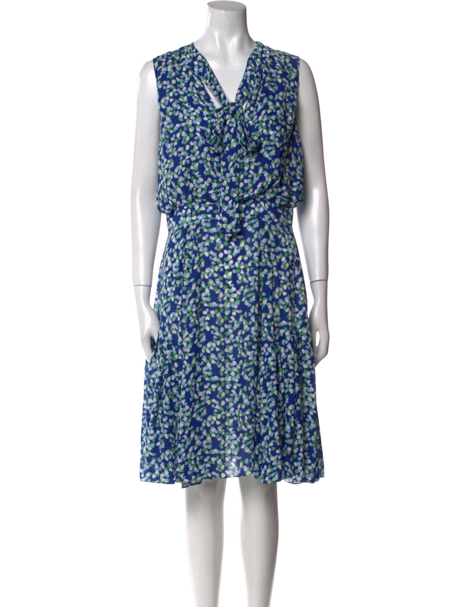 Carolina Herrera Silk Knee-Length Dress