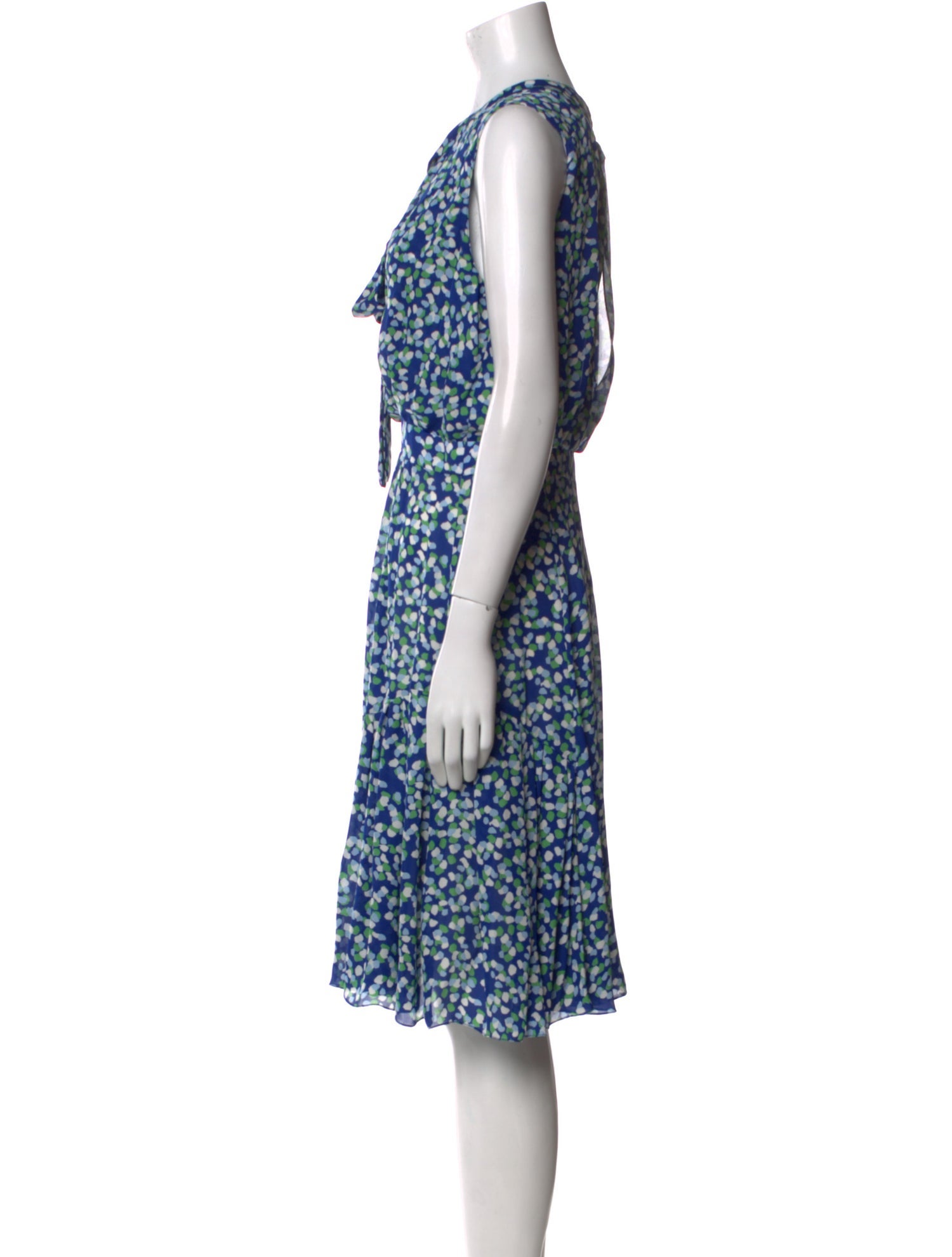 Carolina Herrera Silk Knee-Length Dress