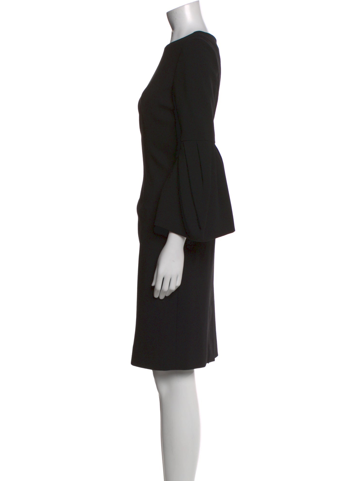 Carolina Herrera Virgin Wool Knee-Length Dress