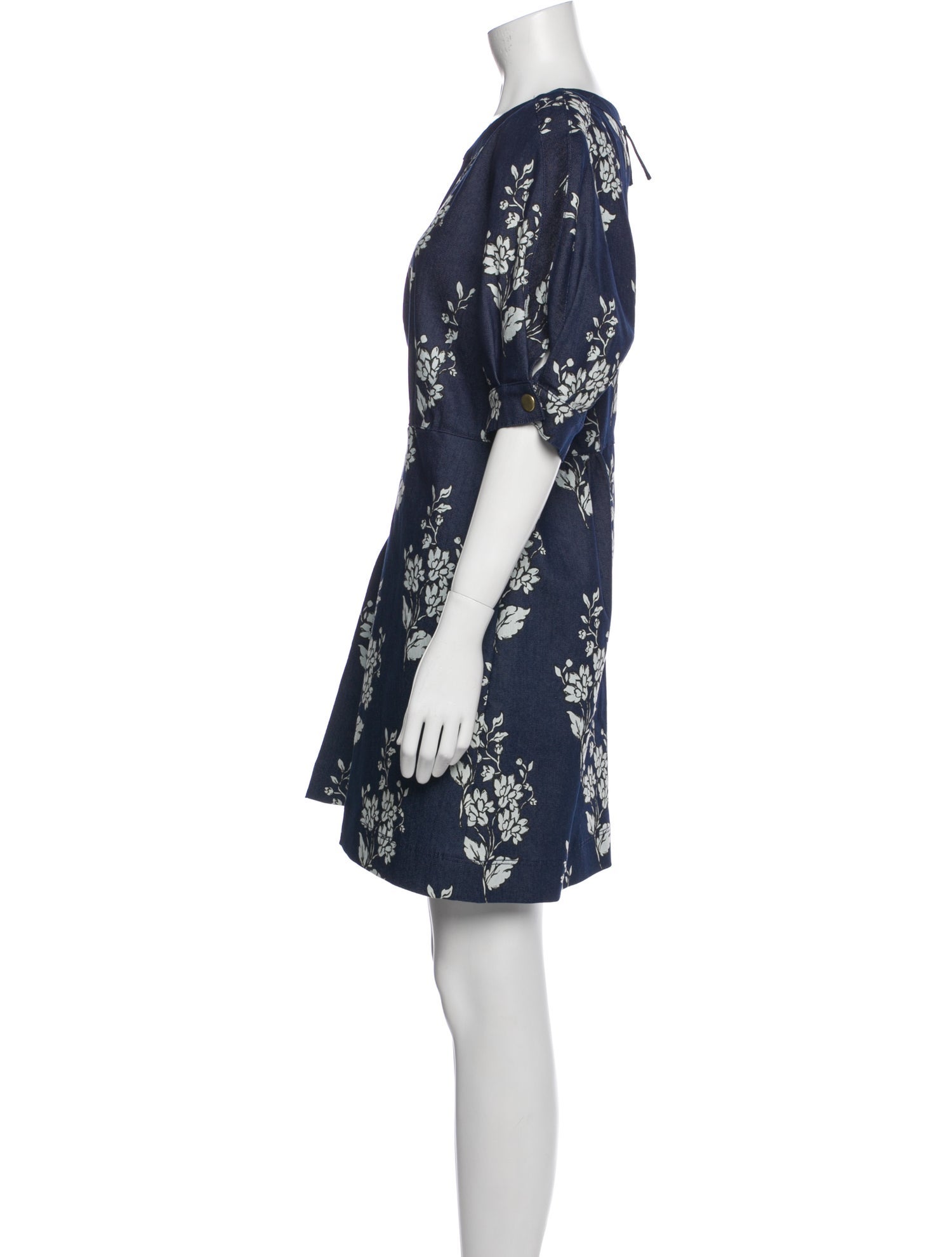 Carolina Herrera Floral Print Mini Dress w/ Tags
