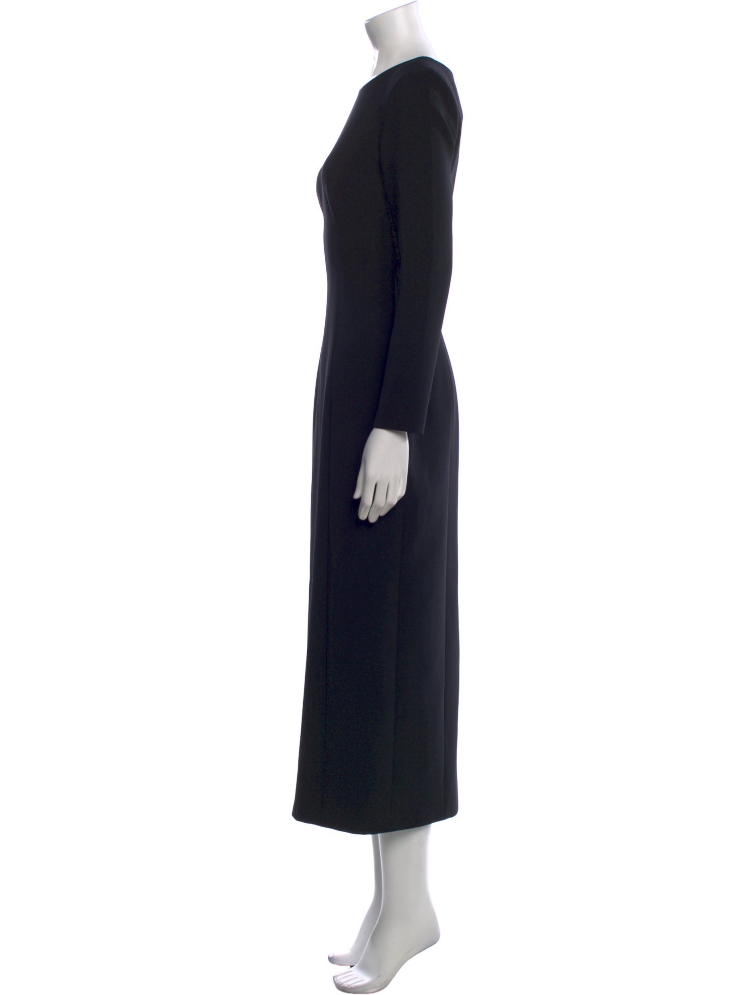 Carolina Herrera Crew Neck Long Dress