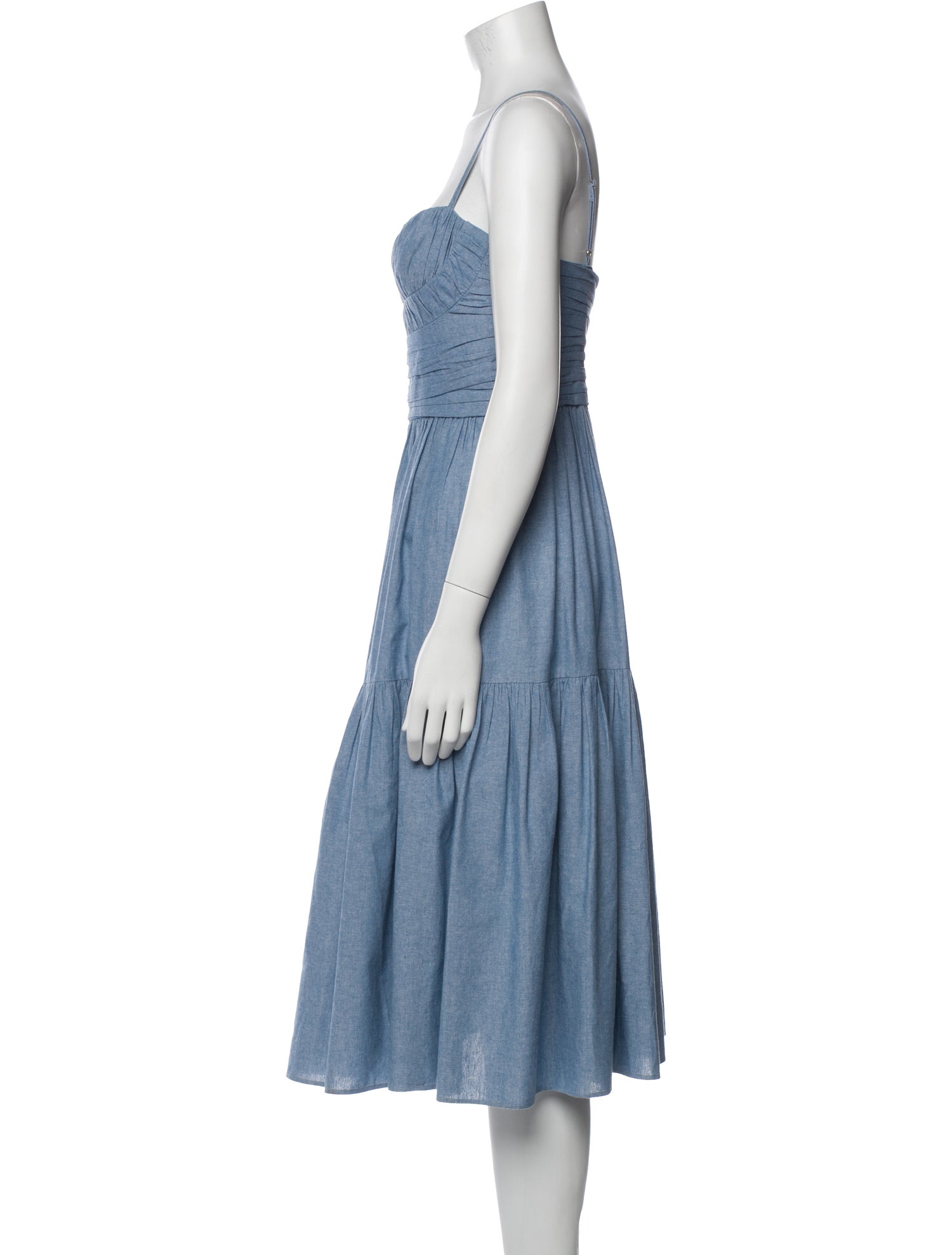 Carolina Herrera V-Neck Knee-Length Dress