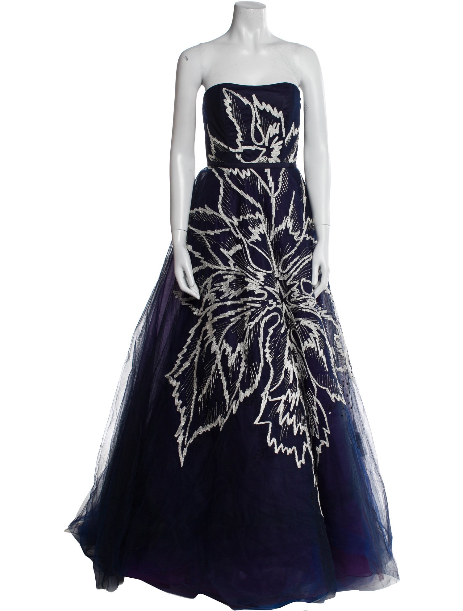 Carolina Herrera Printed Long Dress