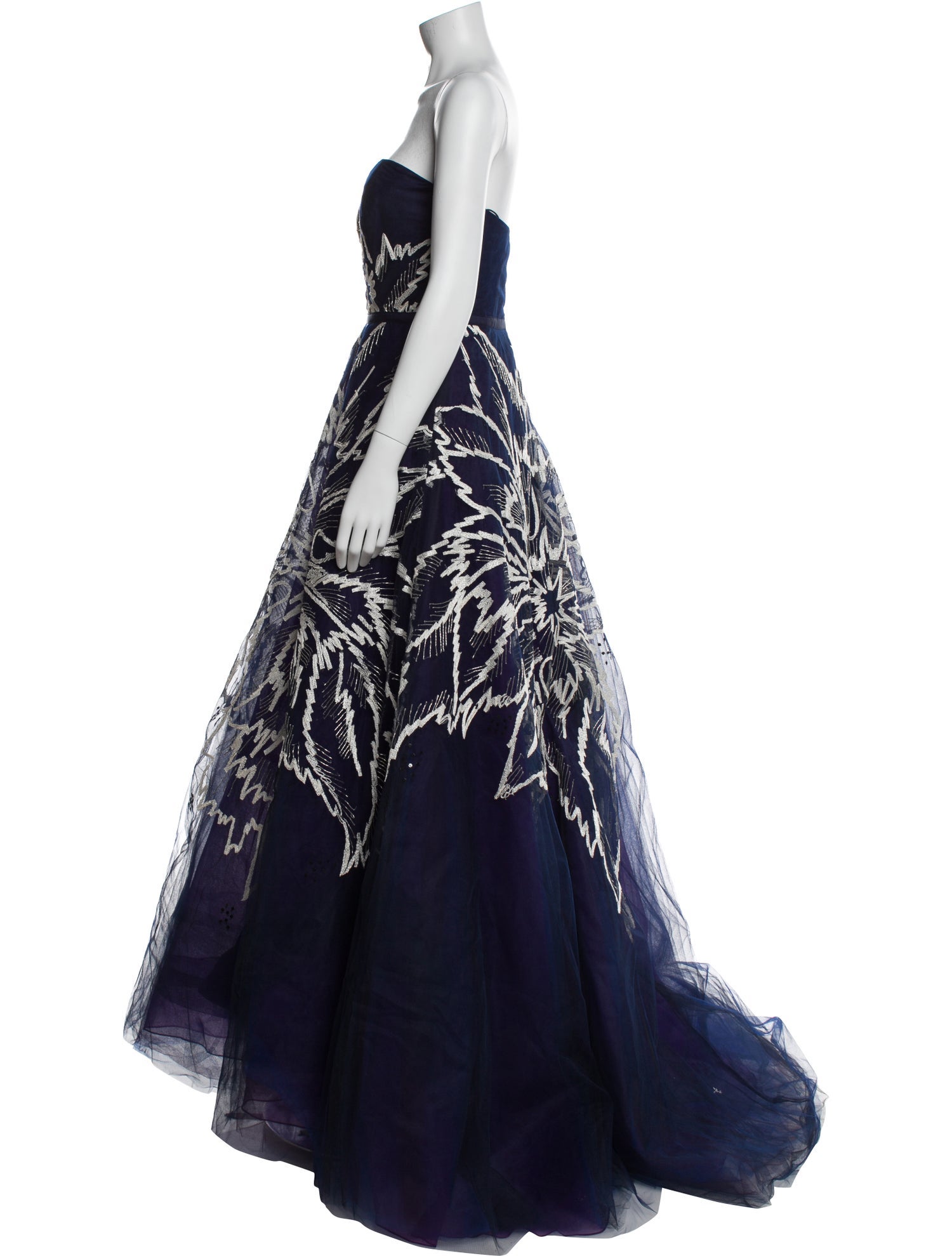 Carolina Herrera Printed Long Dress