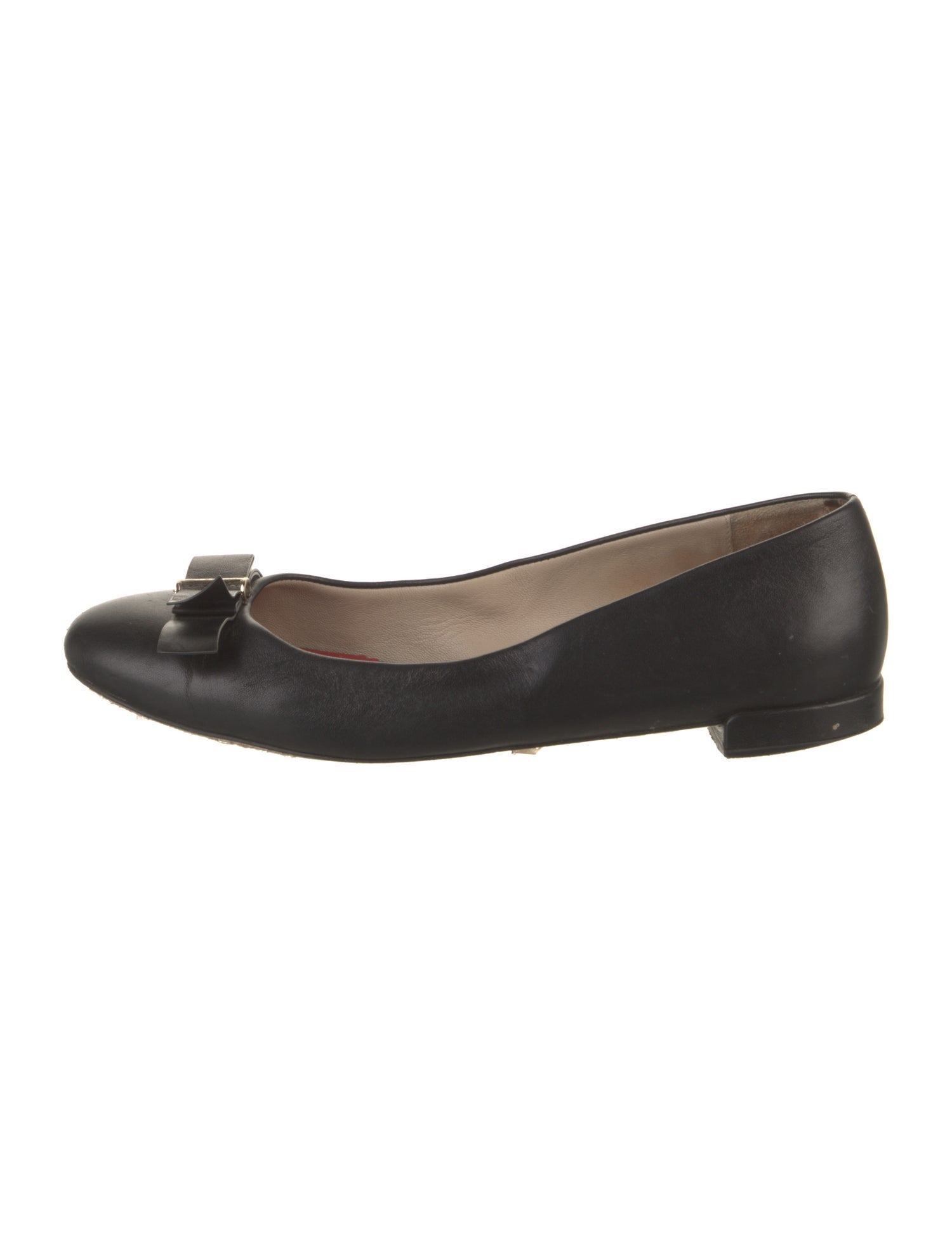 Carolina Herrera Leather Ballet Flats
