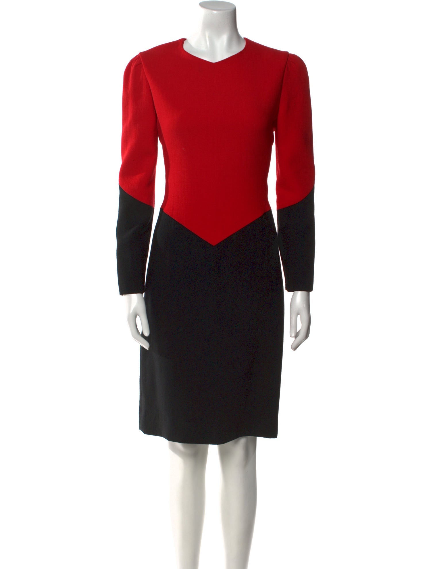 Carolina Herrera Wool Knee-Length Dress
