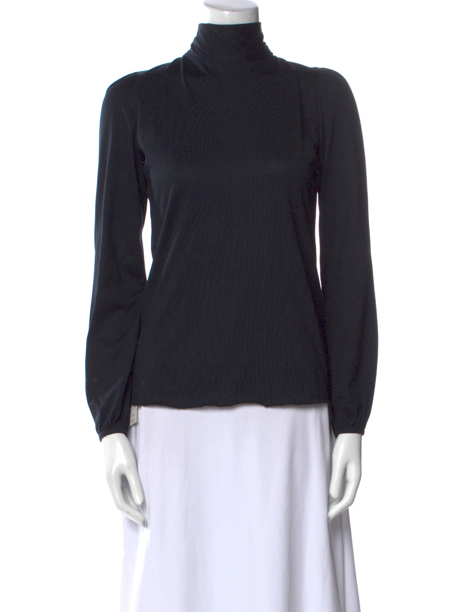 Carolina Herrera Turtleneck Three-Quarter Sleeve Top w/ Tags
