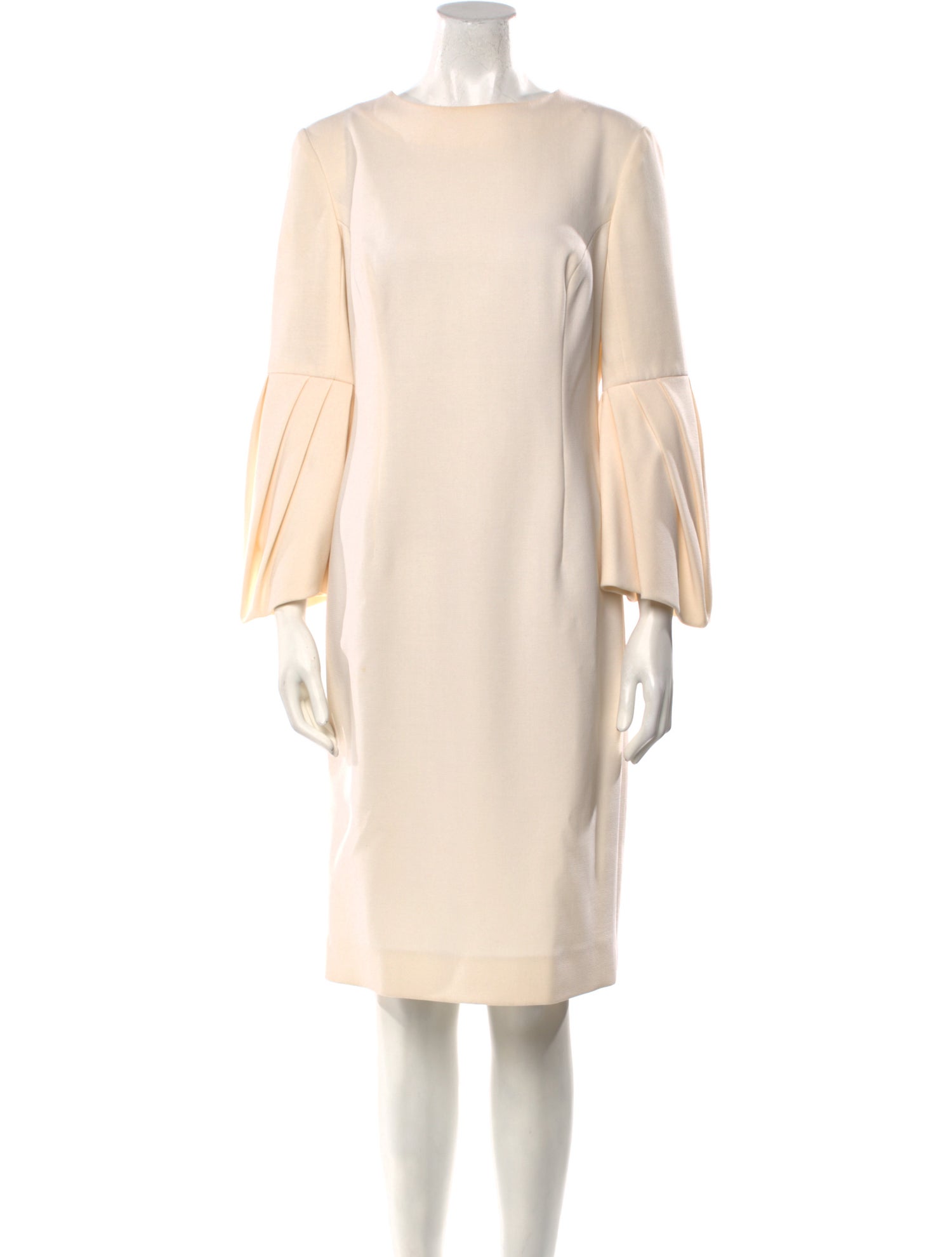 Carolina Herrera Bateau Neckline Midi Length Dress